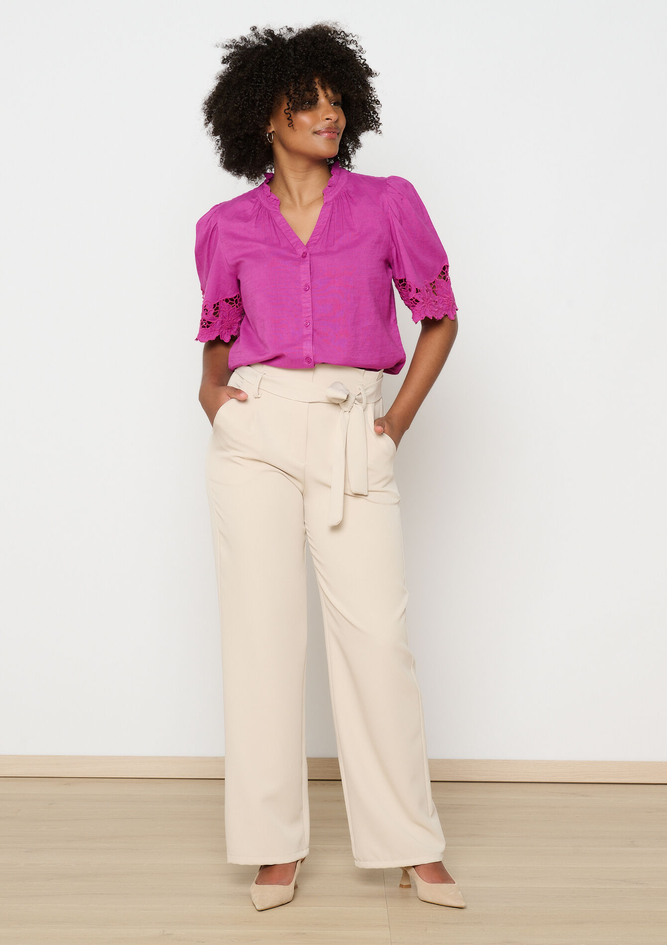 Hemd met korte mouwen, Hemd met korte mouwen - VIOLINE - 05702664_2576