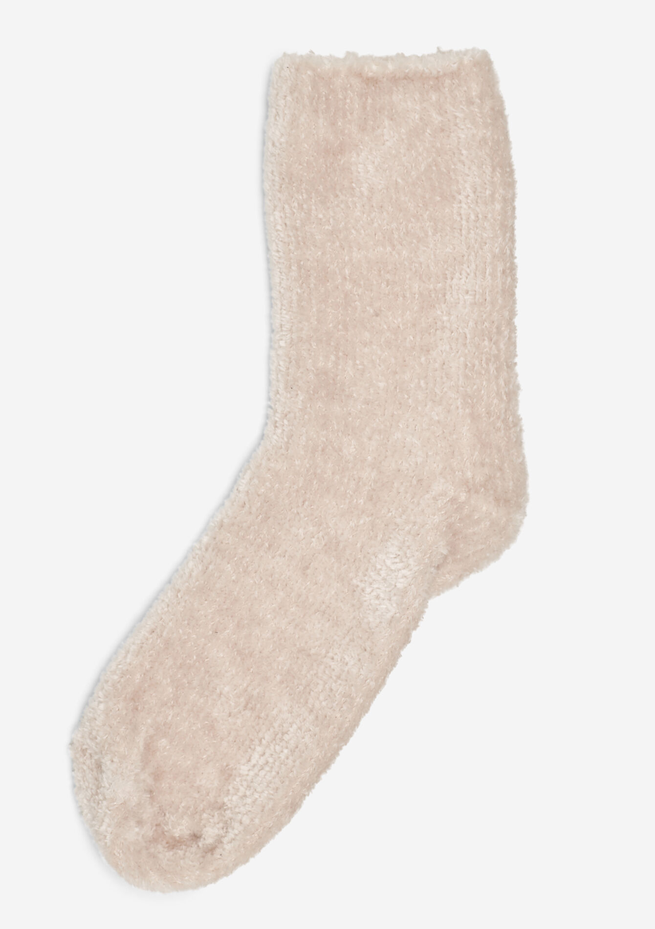 Zachte chenillesokken - LT BEIGE - 17101473_2527