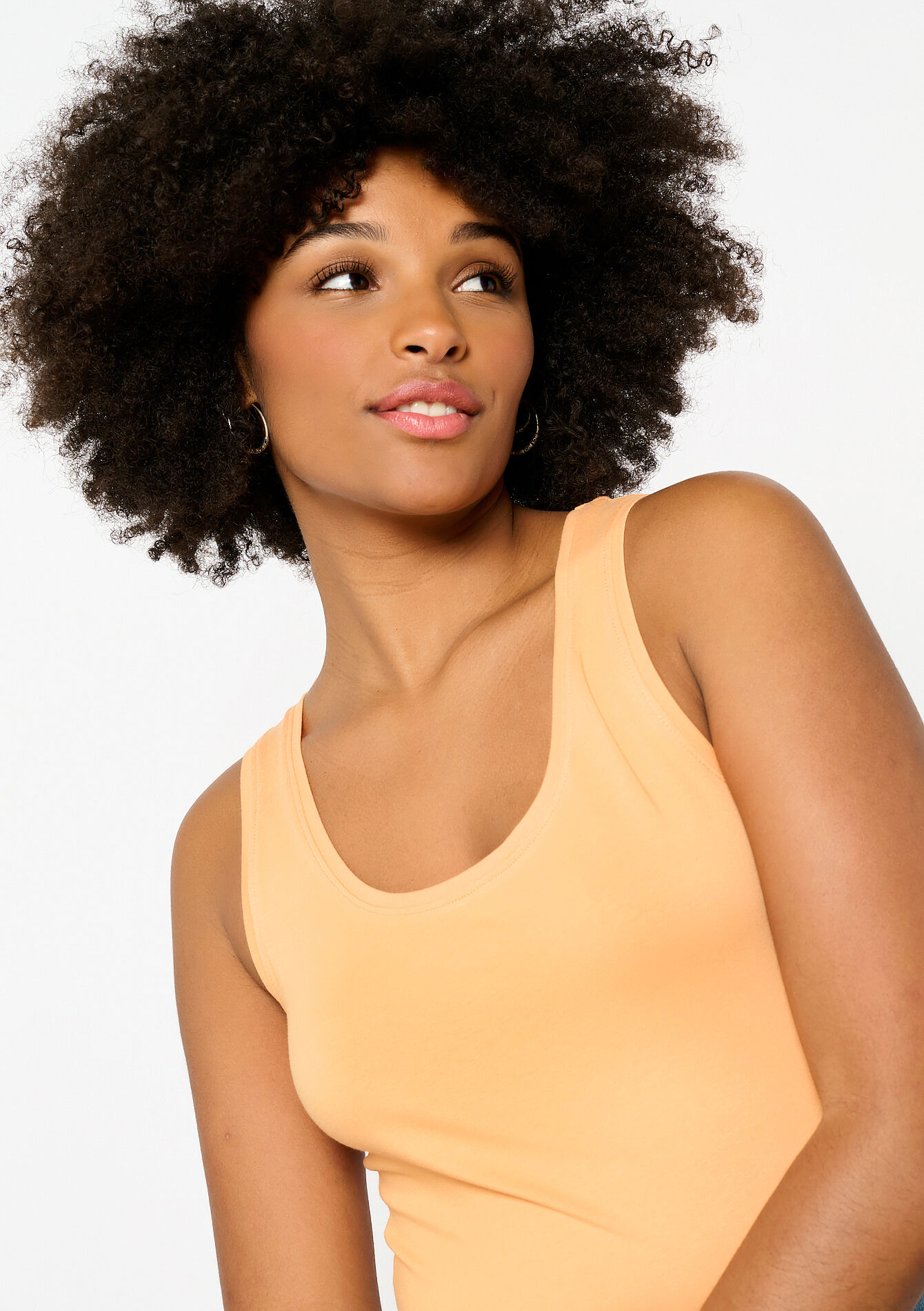 Basic top, Basic top - ORANGE PASTEL - 02200379_1267