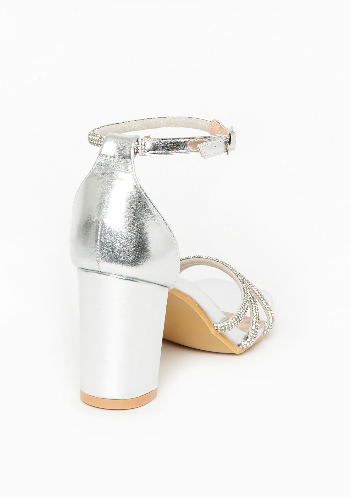 Sandales argentées à brides, Sandales argentées à brides - SILVER - 13000652_1059