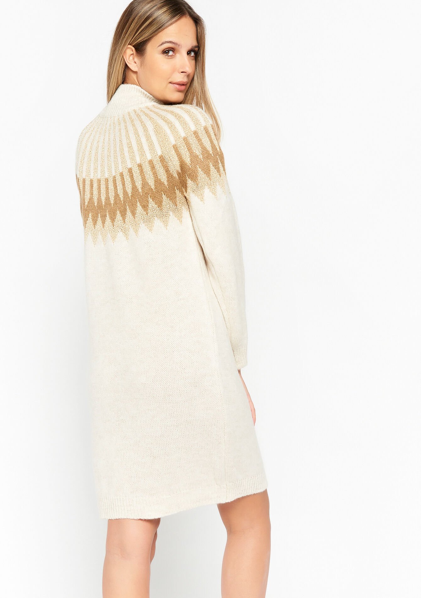 Robe pull, Robe pull - LIGHT BEIGE MEL - 08103128_1003