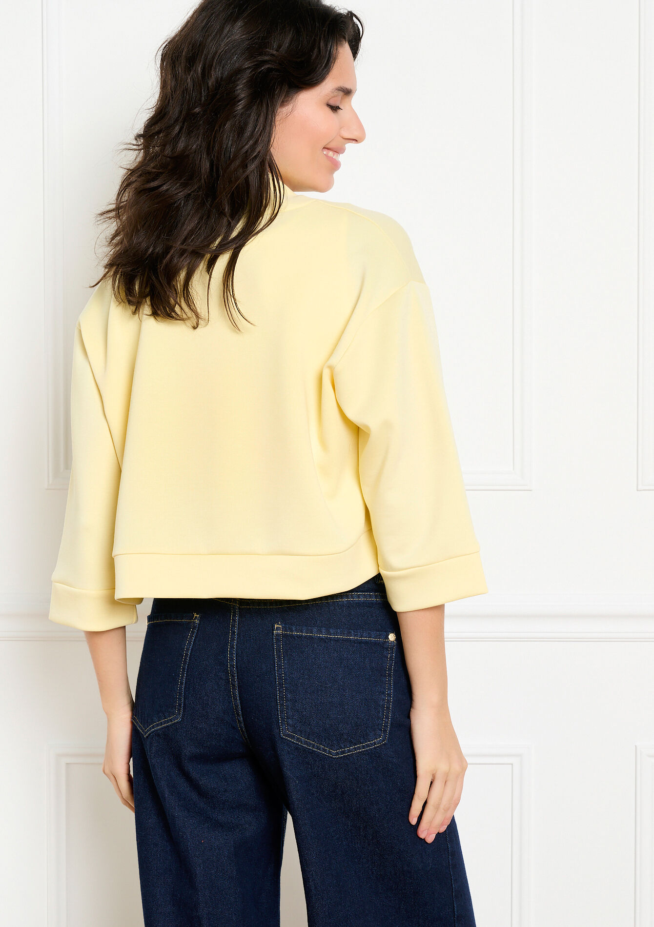 Veste structurée - YELLOW PASTEL - 09001529_5004