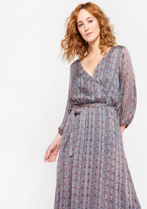 Maxi Jurk Met Paisley Print Lolaliza