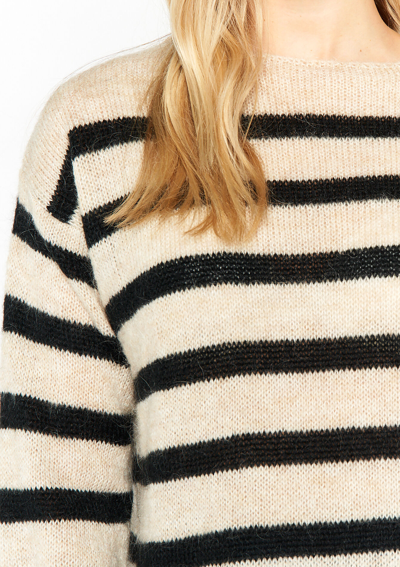 Striped pullover - OFFWHITE - 04006161_1001