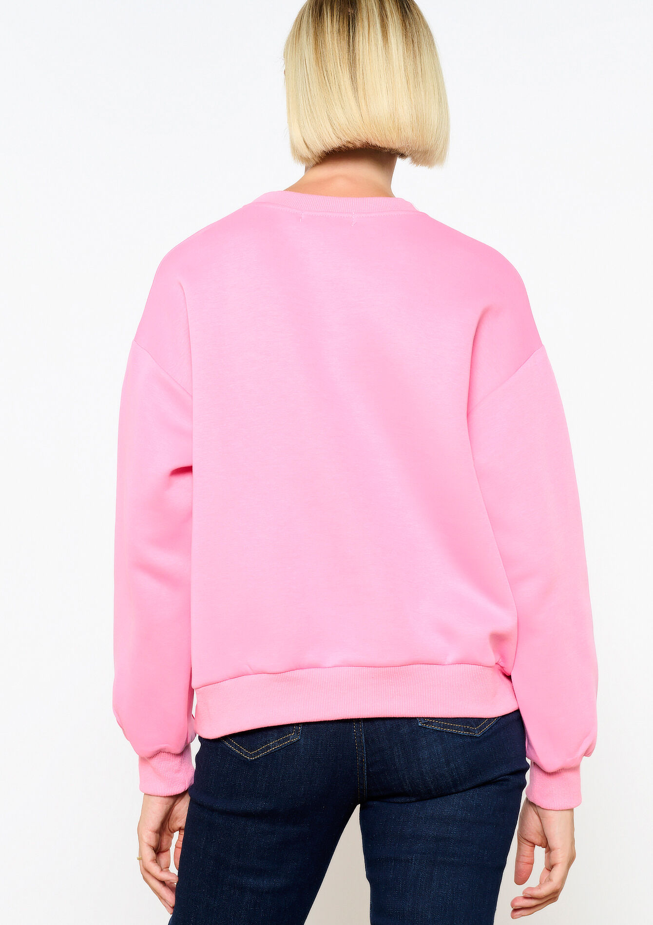 Oversized sweater - PINK BUBBLE - 03001724_2517