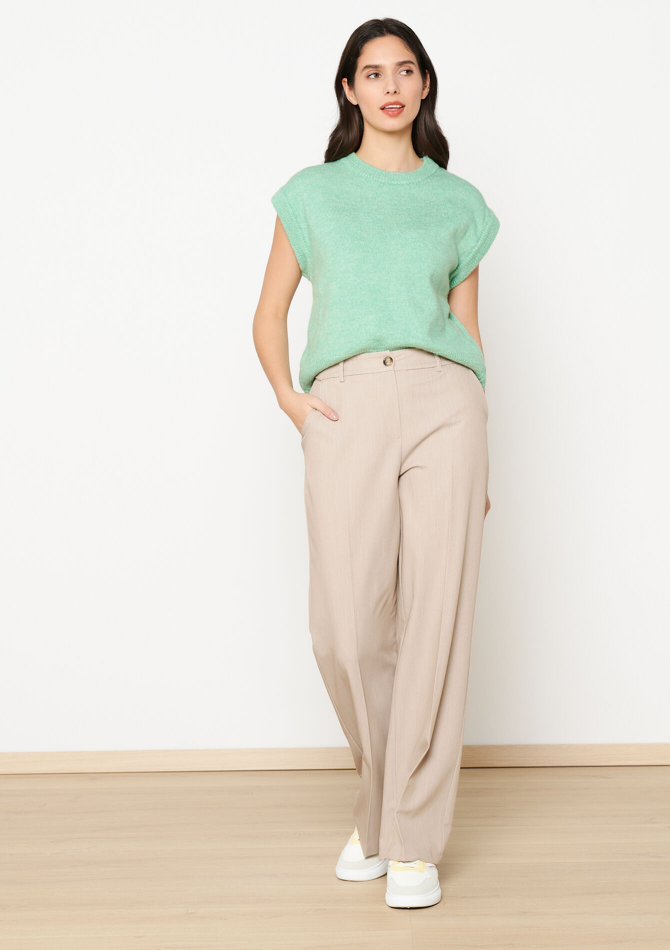 Pantalon de tailleur, Pantalon de tailleur - BEIGE SAND - 06100693_1940
