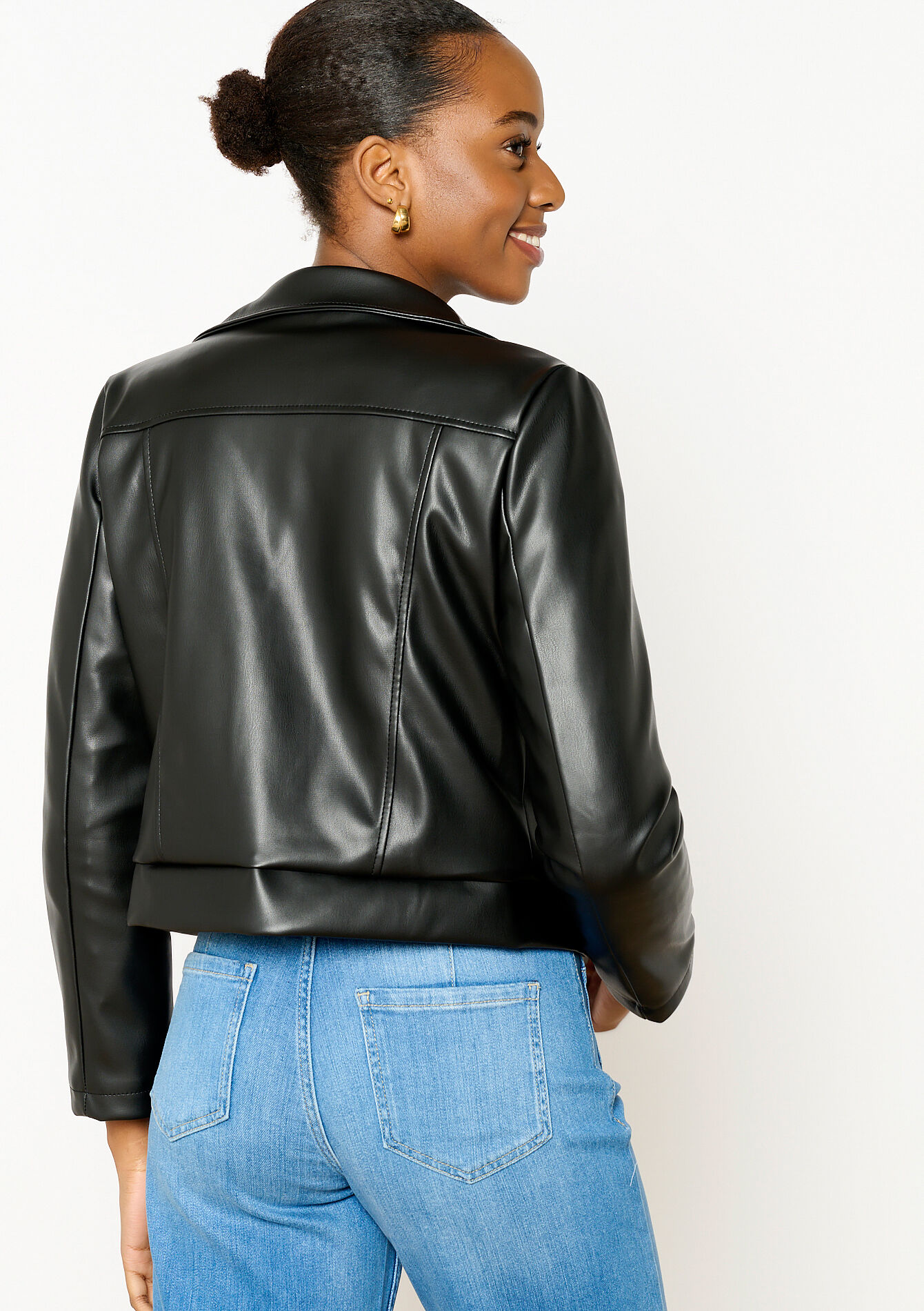 Perfecto en similicuir - BLACK - 09100917_1119