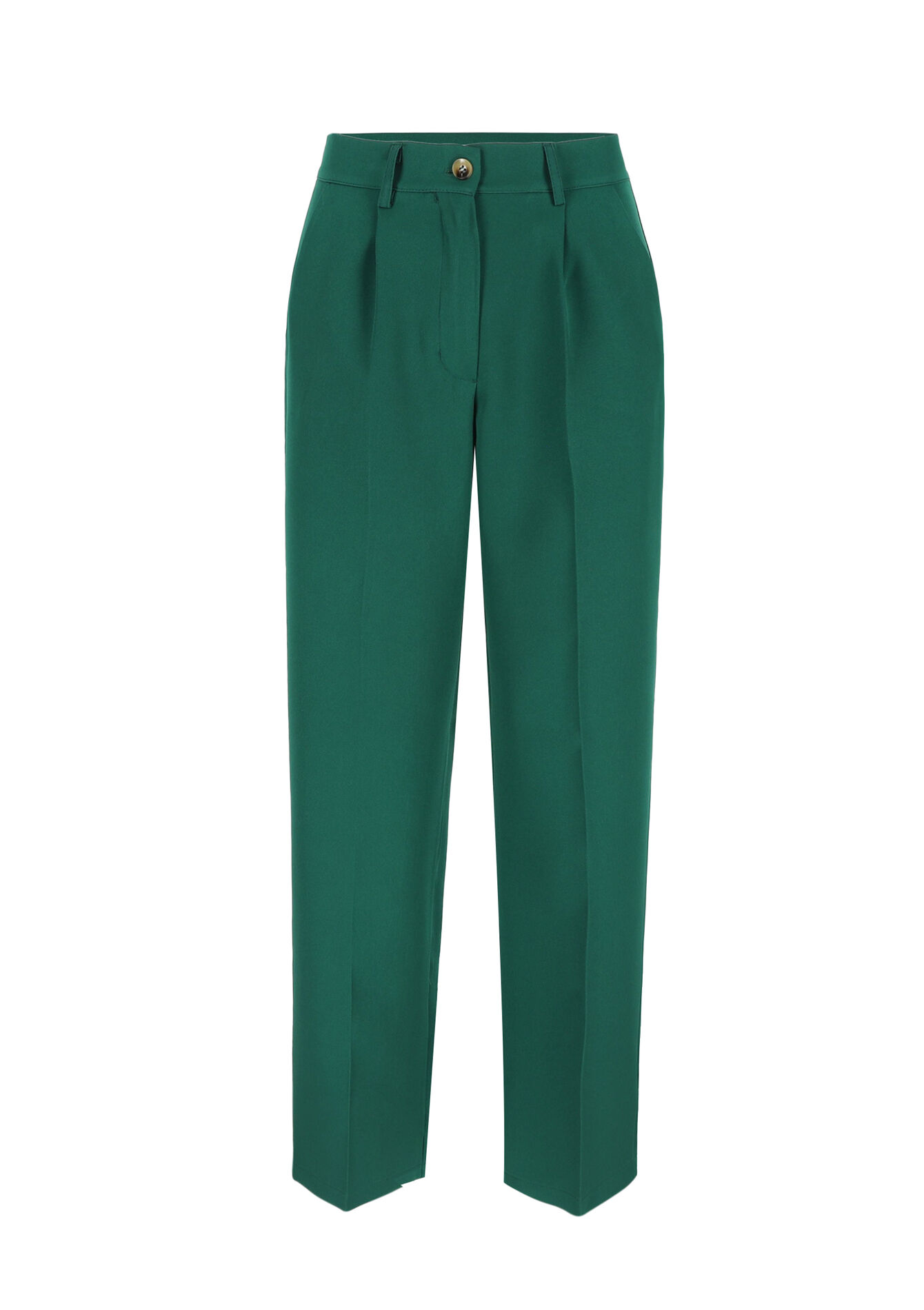 Pantalon coupe droite - BOTTLE GREEN - 06100655_1778