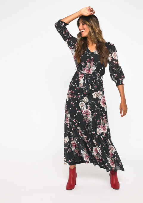 Maxi Jurk Bloemenprint Lolaliza