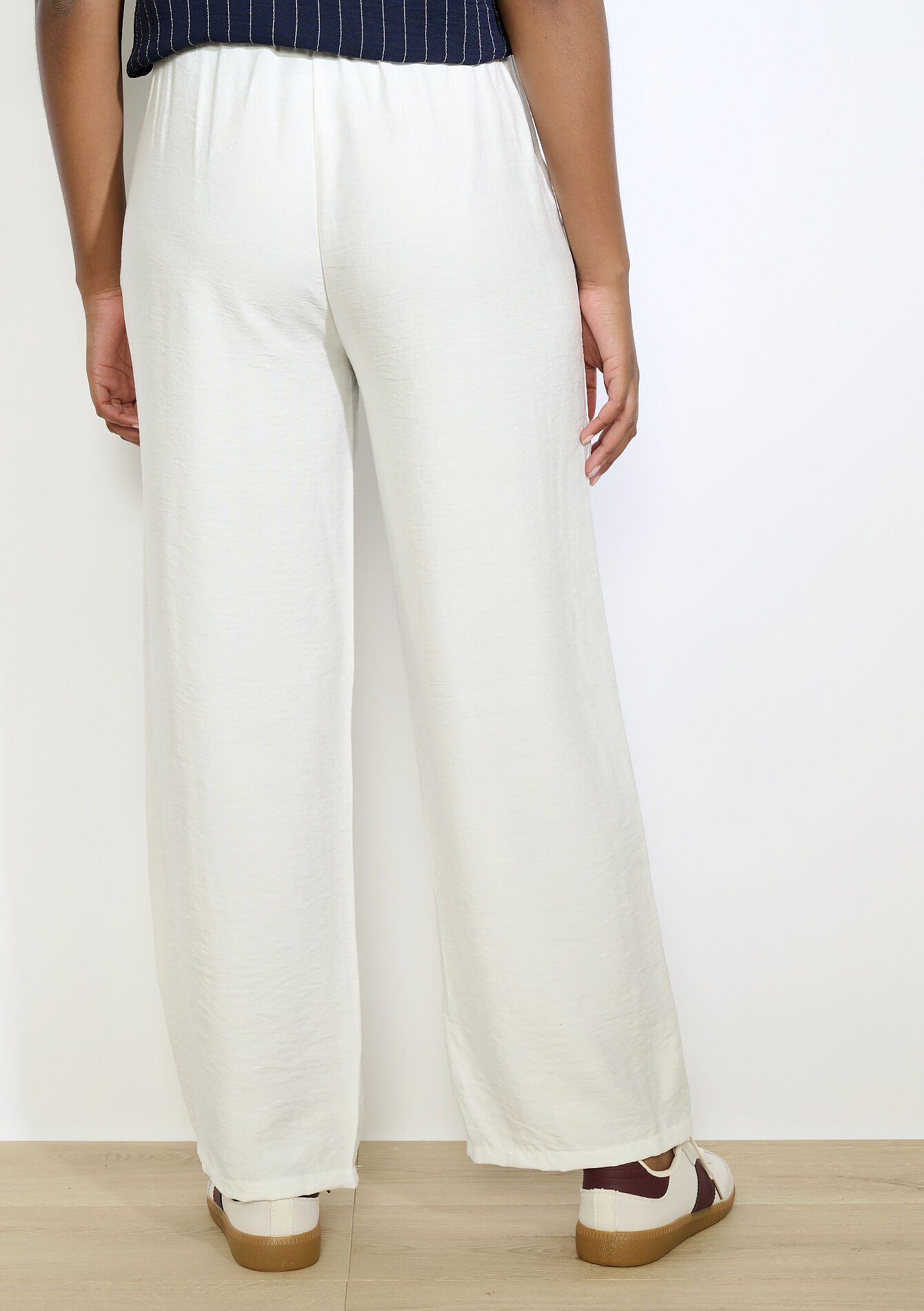 Wijde broek , Wijde broek - BROWN DARK CHOCOLATE - 06601027