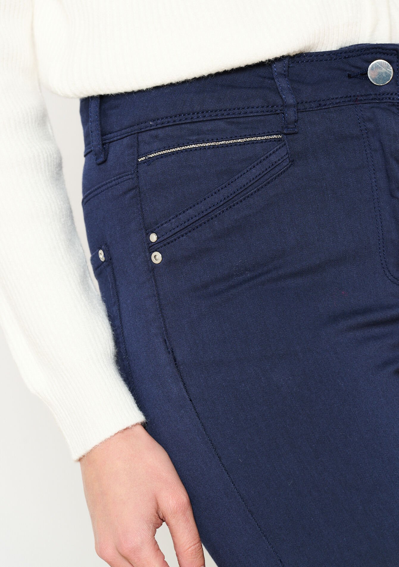 Slimfit pants, Slimfit pants - NAVY BASIC - 06004562_2723