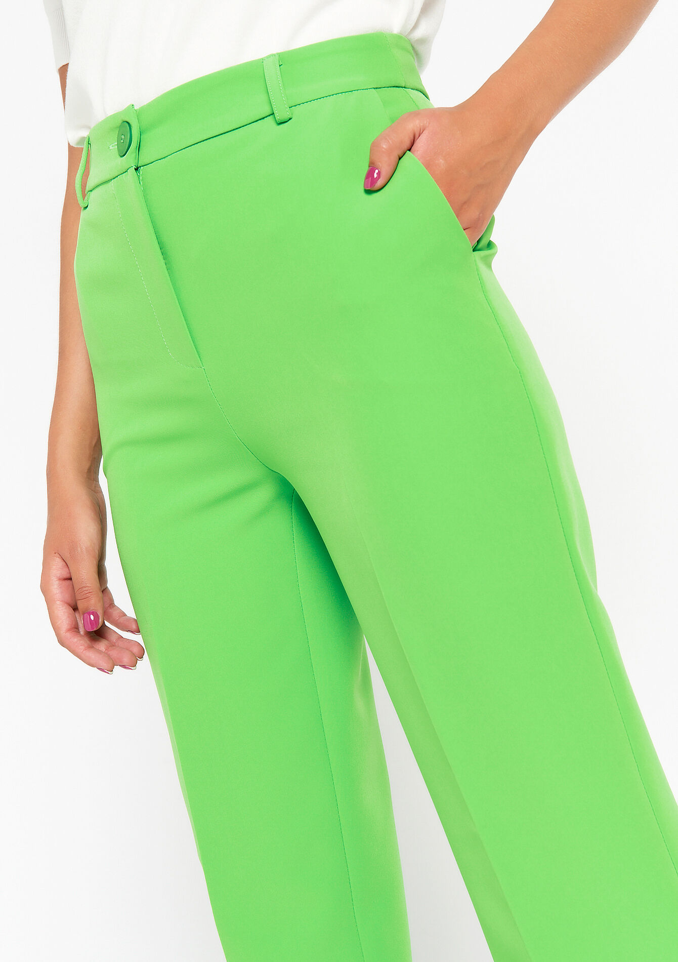 Suiting trousers - GREEN FRESH - 06100505_4617