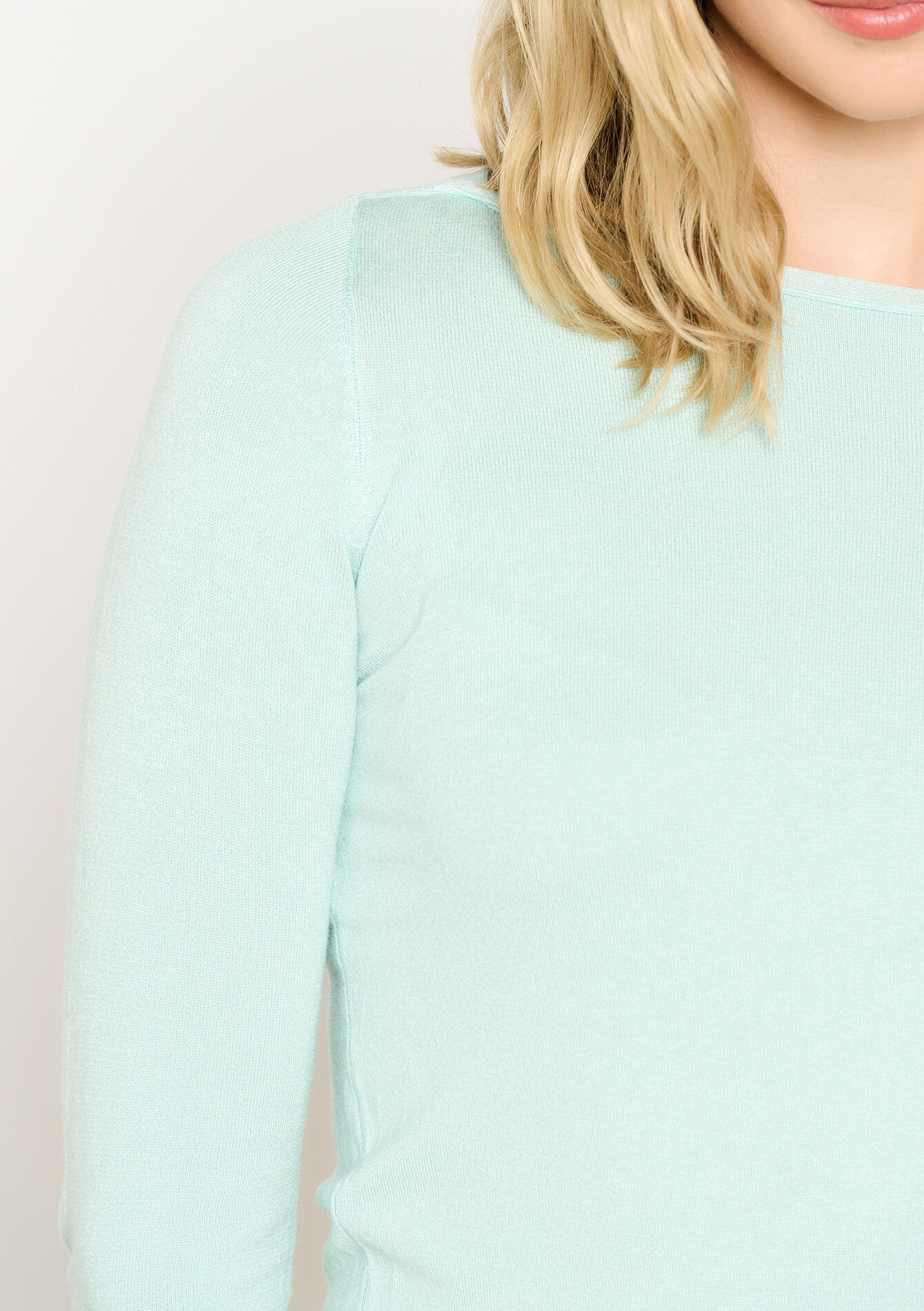 Pull à col bateau, Pull à col bateau - ALMOND GREEN - 04006456_1724