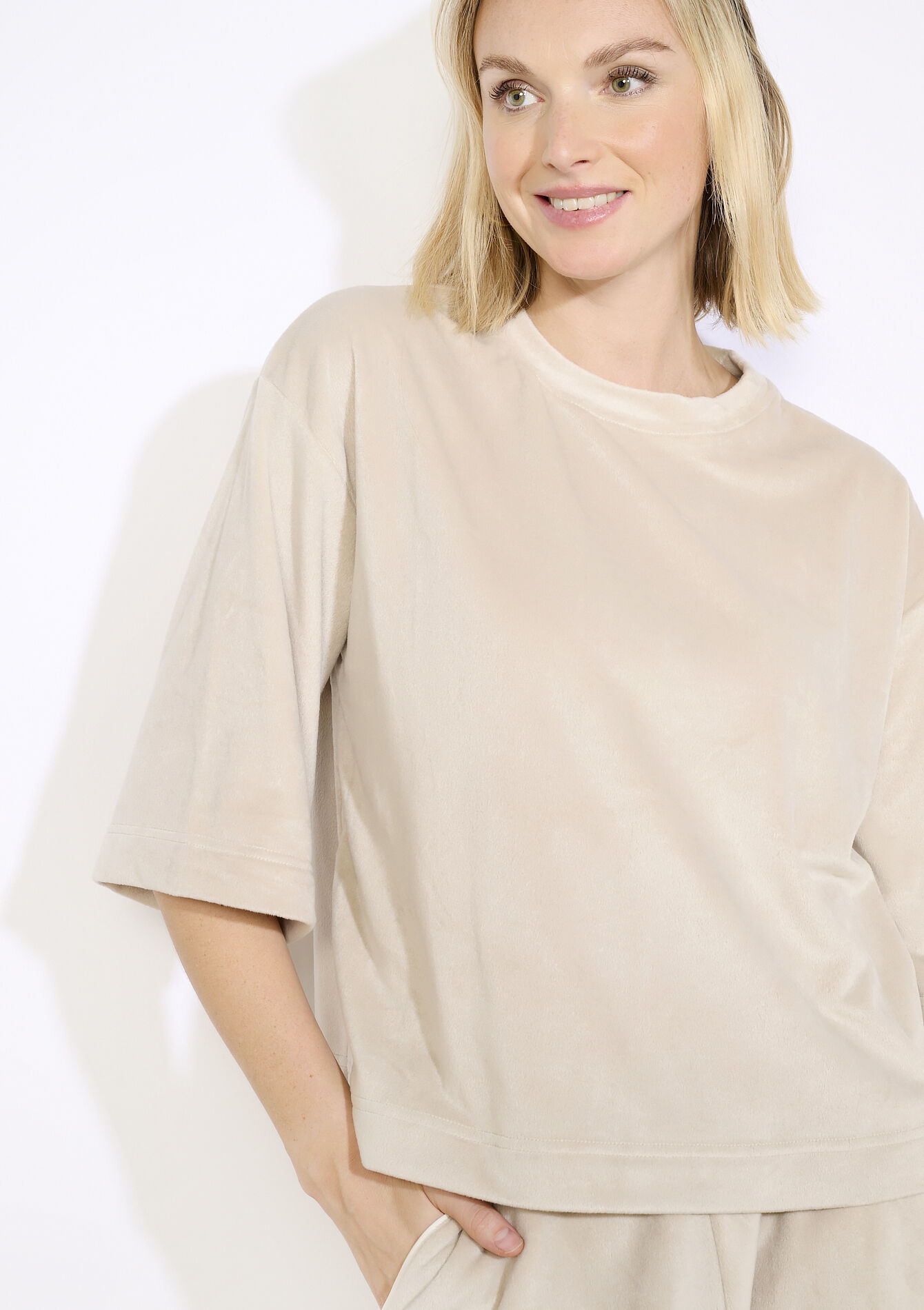 Haut ample en velours, Haut ample en velours, , detail_model