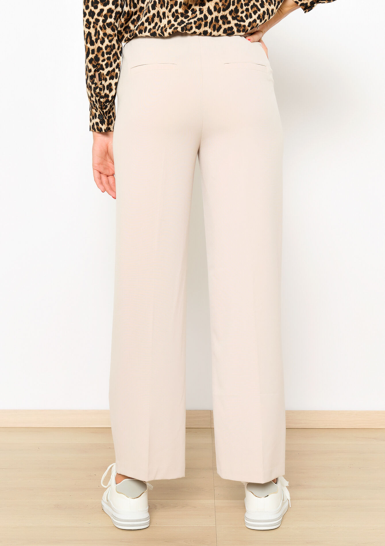 Wijde broek, Wijde broek - LT BEIGE - 06100652_2527