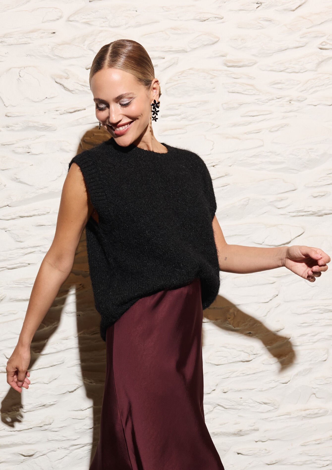 Zachte mouwloze trui, Zachte mouwloze trui, , back