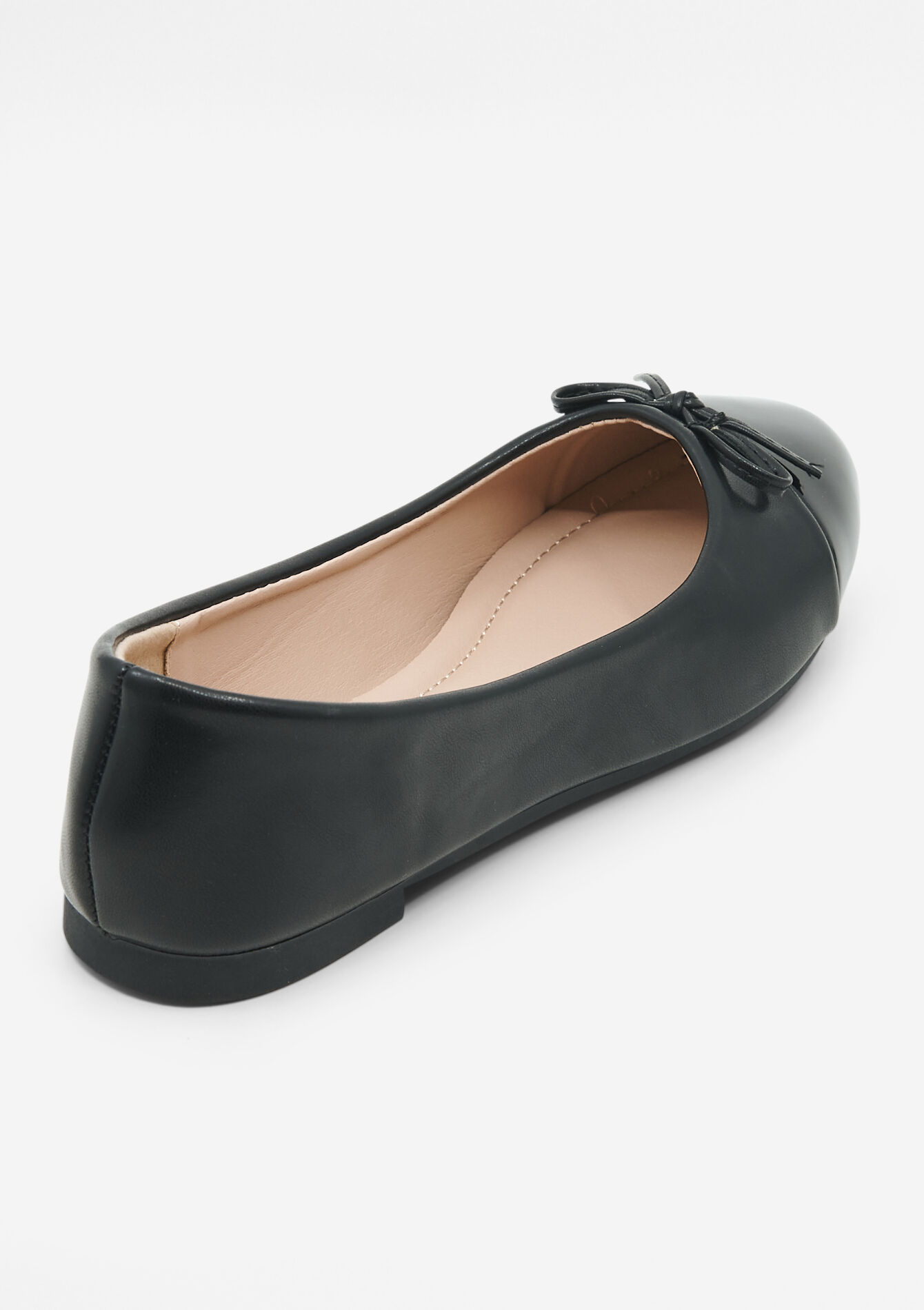 Ballerina slippers with bow, Ballerina slippers with bow - BLACK - 13100270_1119