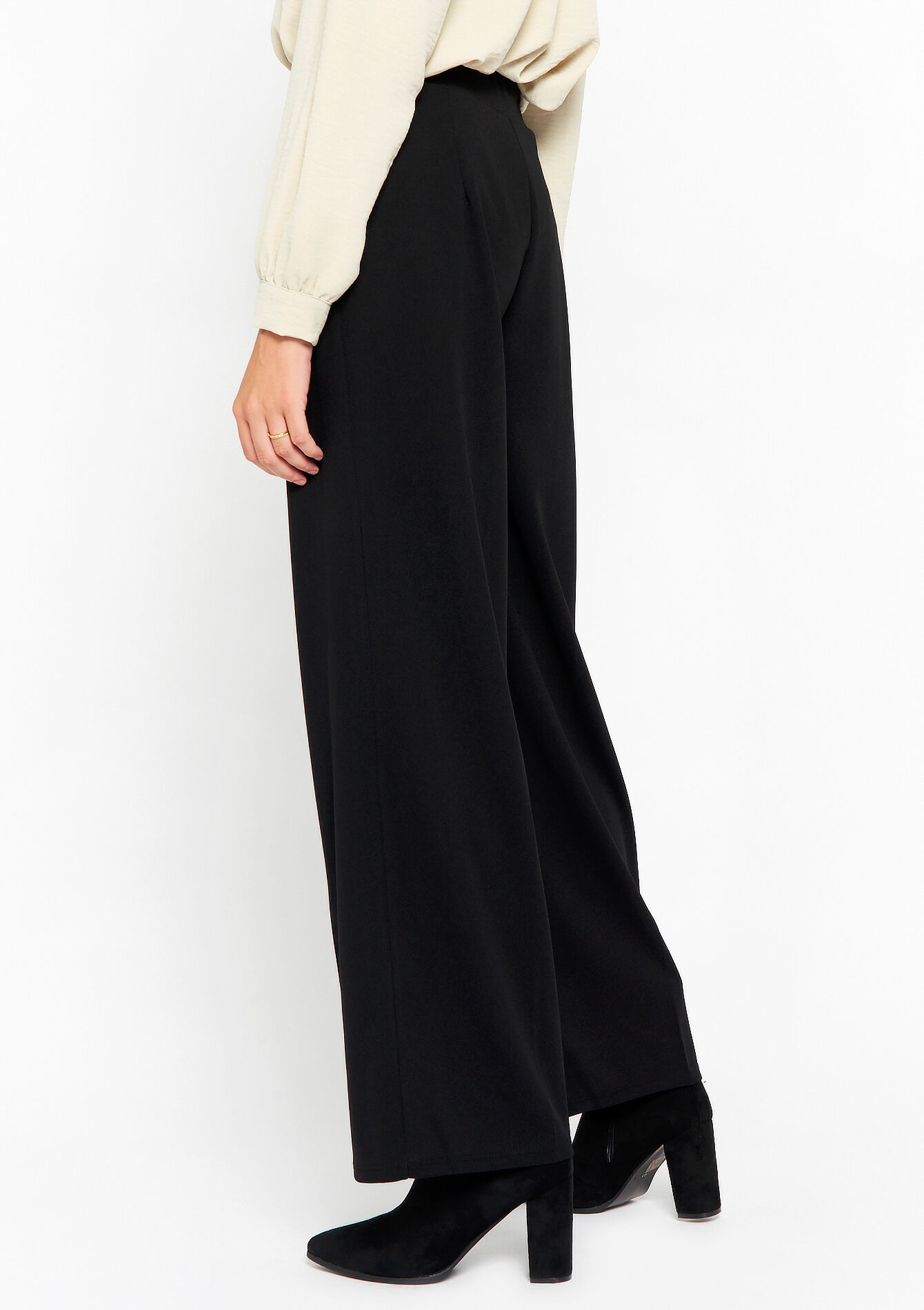 Wijde broek, Wijde broek - BLACK - 06600785_1119