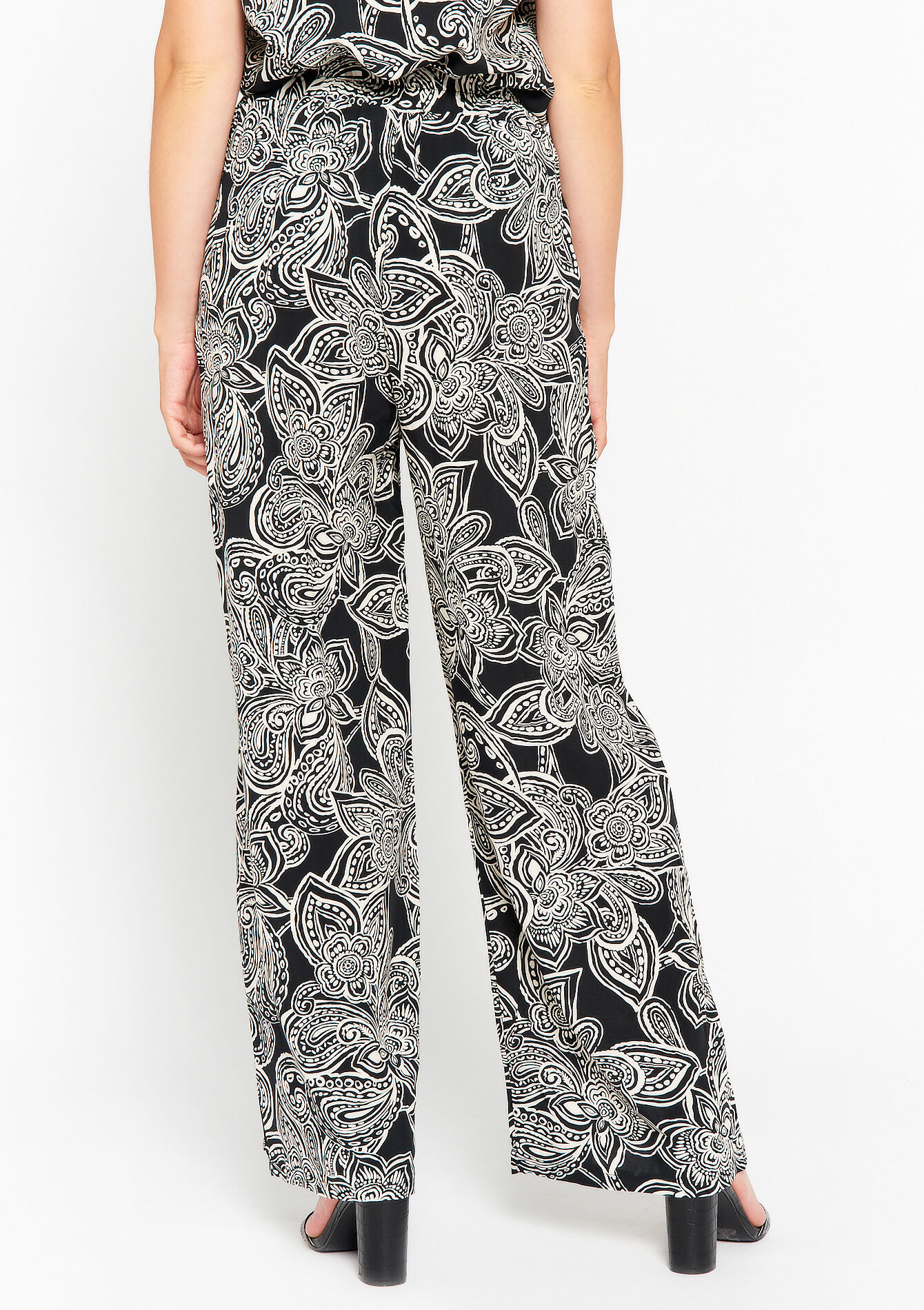 Satijnen broek, Satijnen broek - BLACK - 06600770_1119