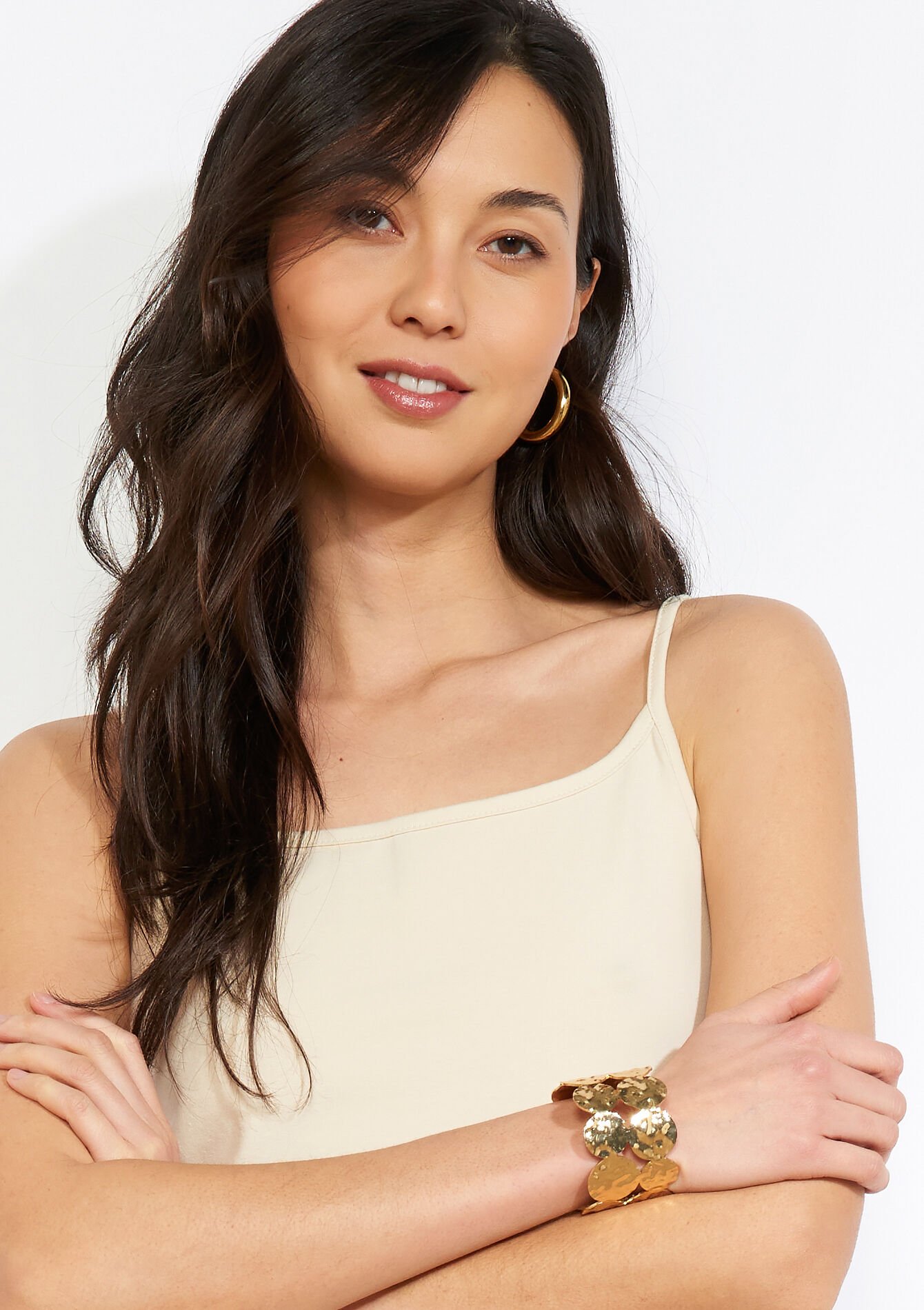 Top met fijne bandjes, Top met fijne bandjes - LT BEIGE - 02200524_2527