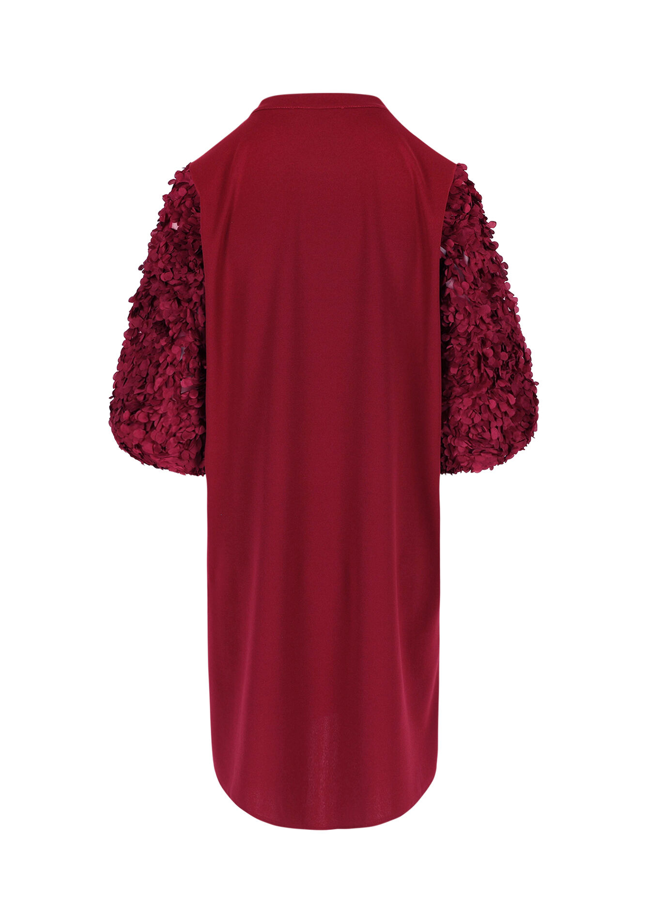 Robe manches texturées, Robe manches texturées - BORDEAUX WINE - 08104312_5514