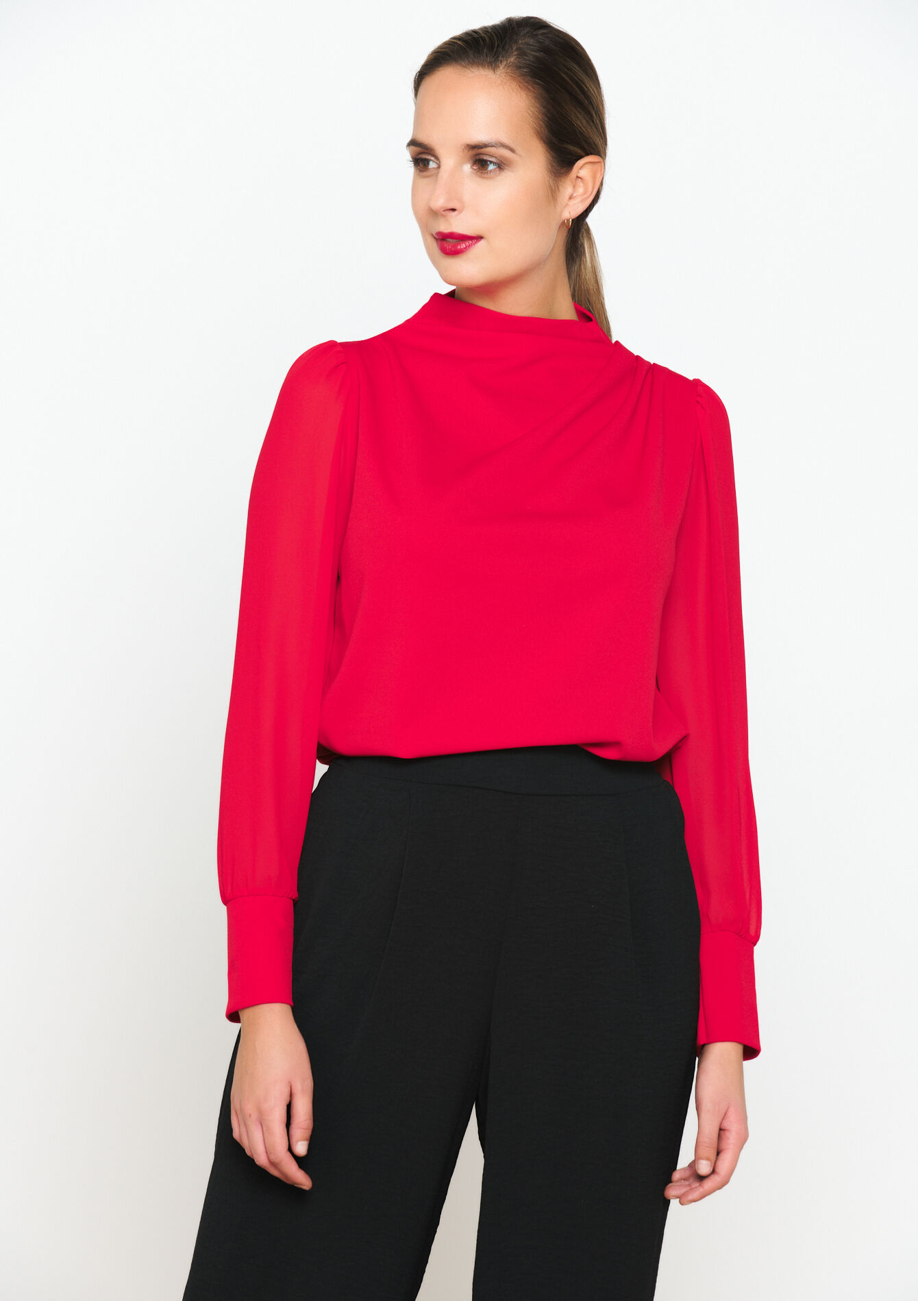 Blouse à manches longues, Blouse à manches longues - RED LOLLIPOP - 02400285_5301