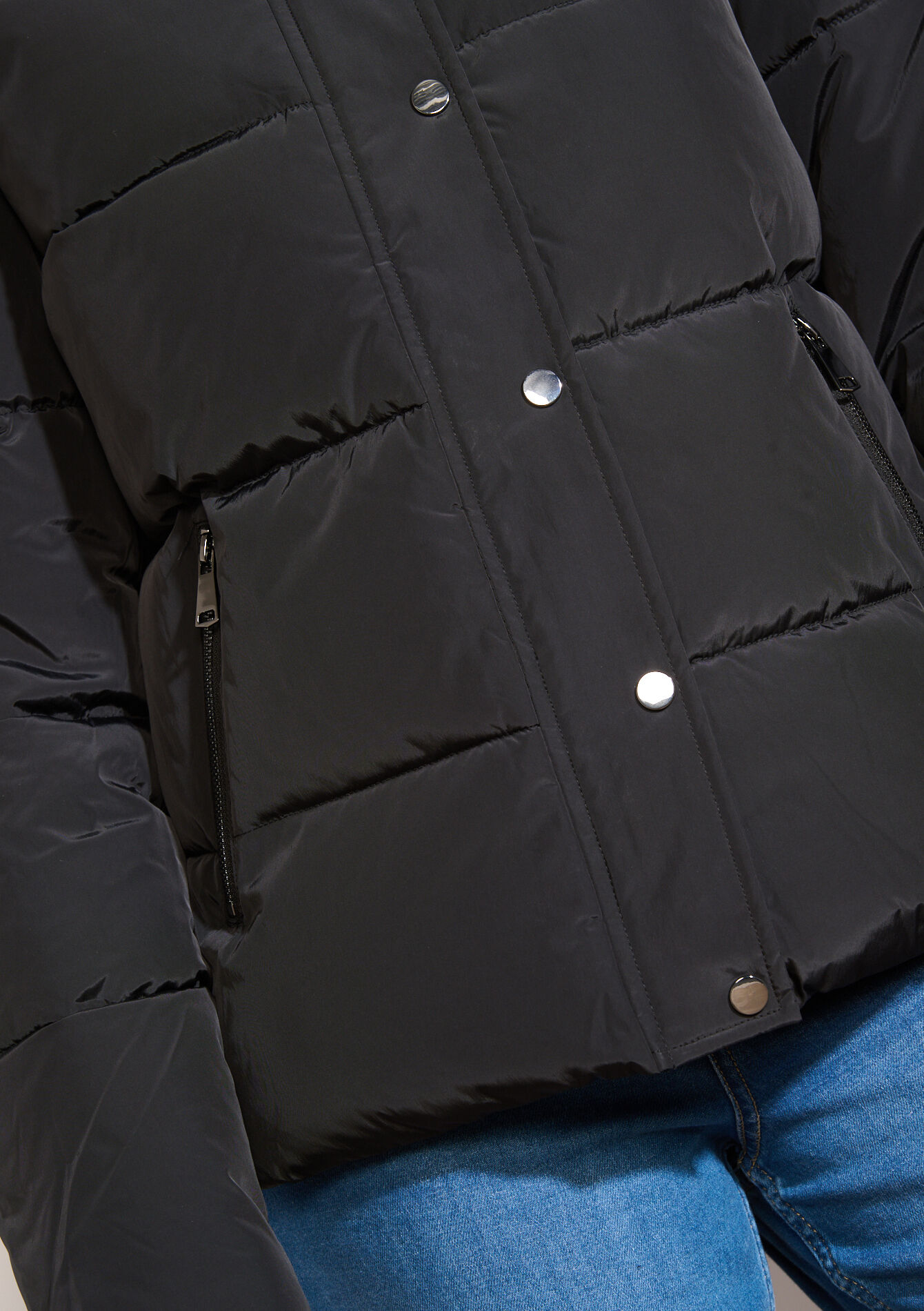 Doudoune courte matelassée - BLACK - 23000736_1119