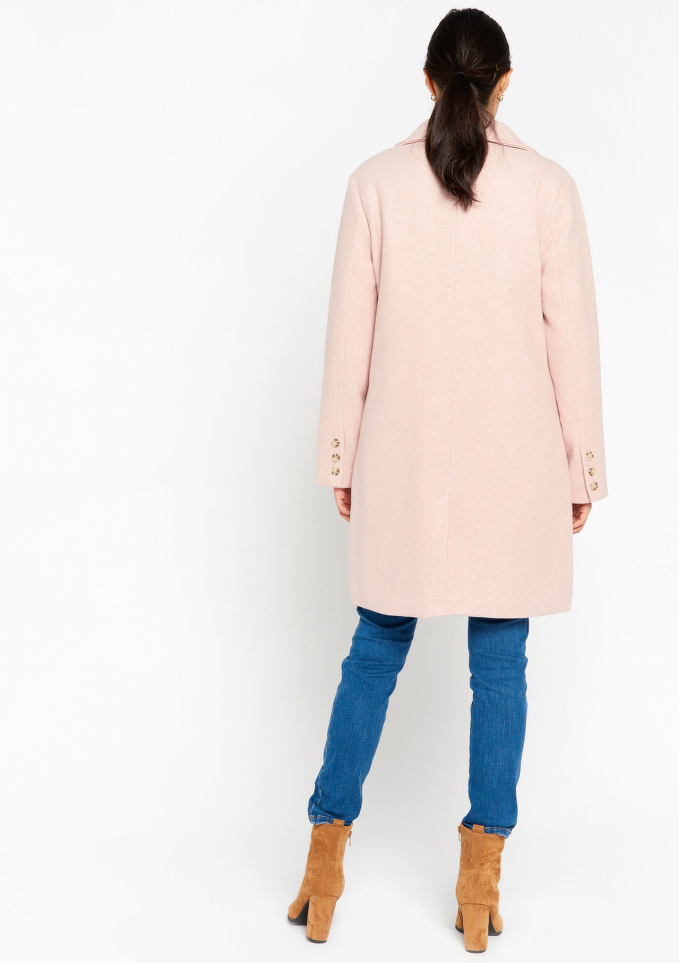 Manteau classique, Manteau classique - NUDE PINK - 23000599_1301