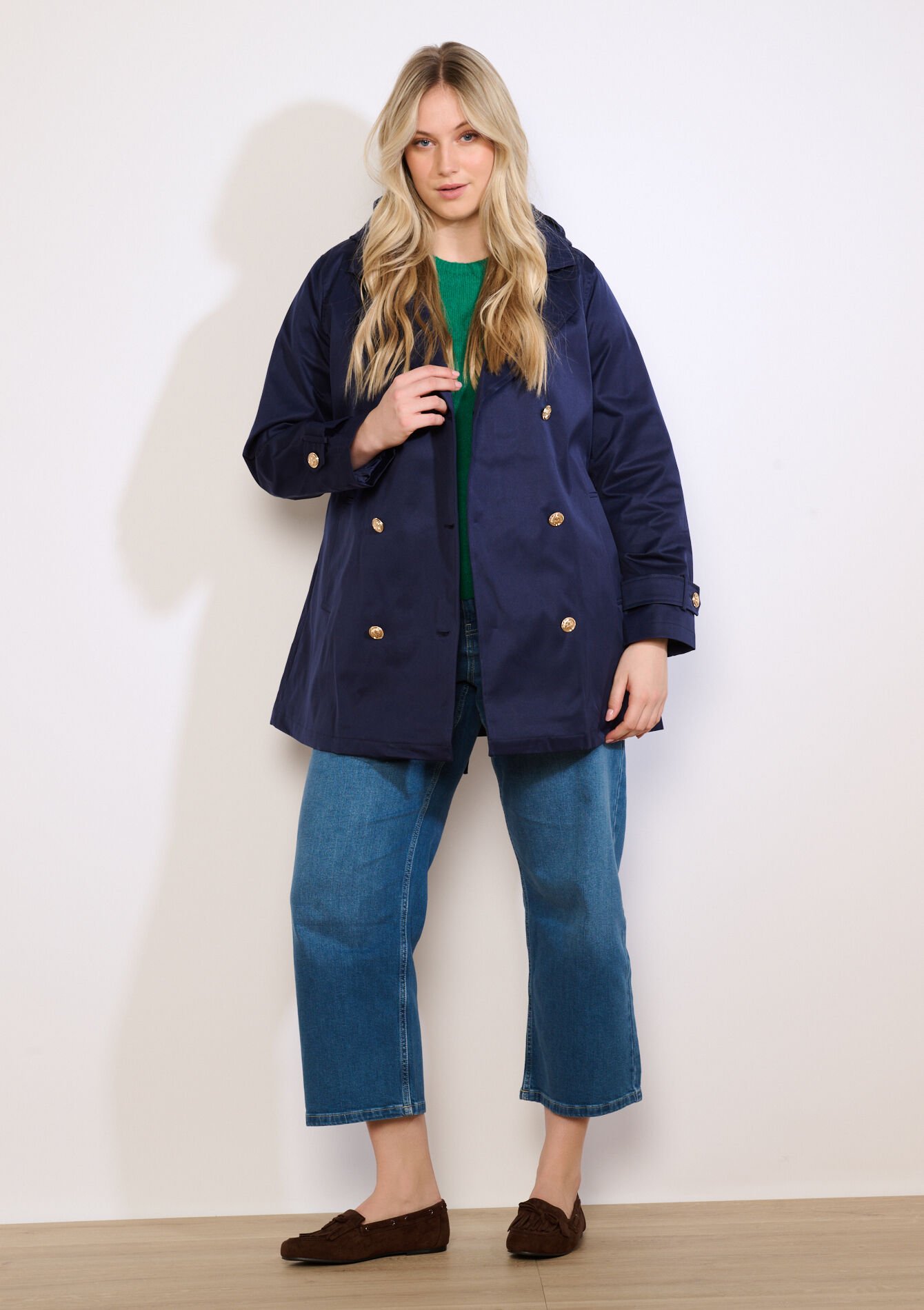 Trench fluide ceinturé - NAVY BASIC - 23000789_2723