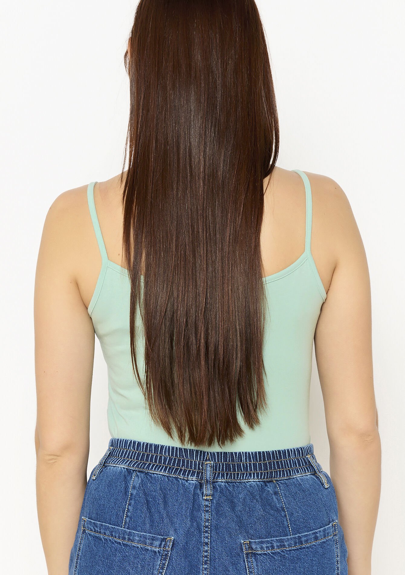 Camisole met kant, Camisole met kant - MINT GREEN - 02200472_1723