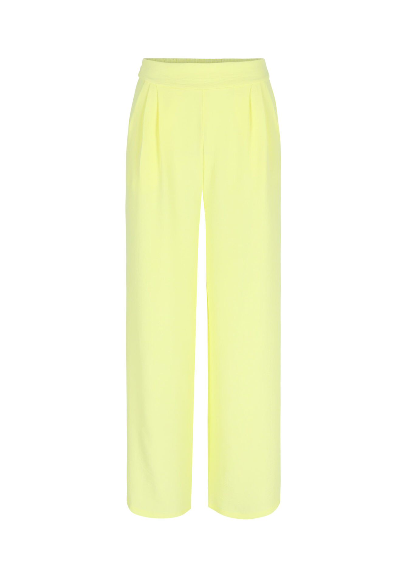 Wijde pantalon - YELLOW PASTEL - 06600821_5004
