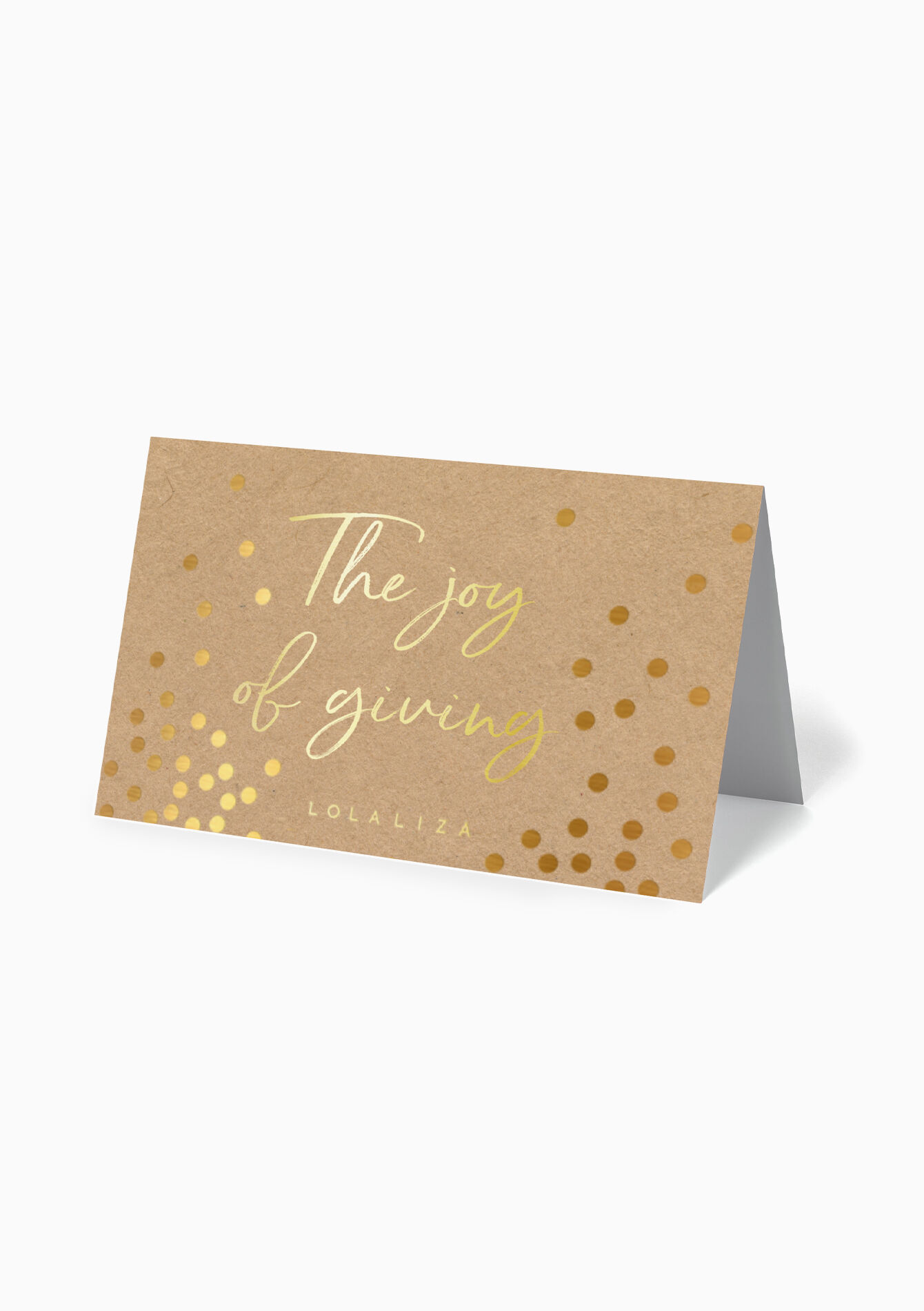 E-carte cadeau - THE JOY OF GIVING - H1300002_H109