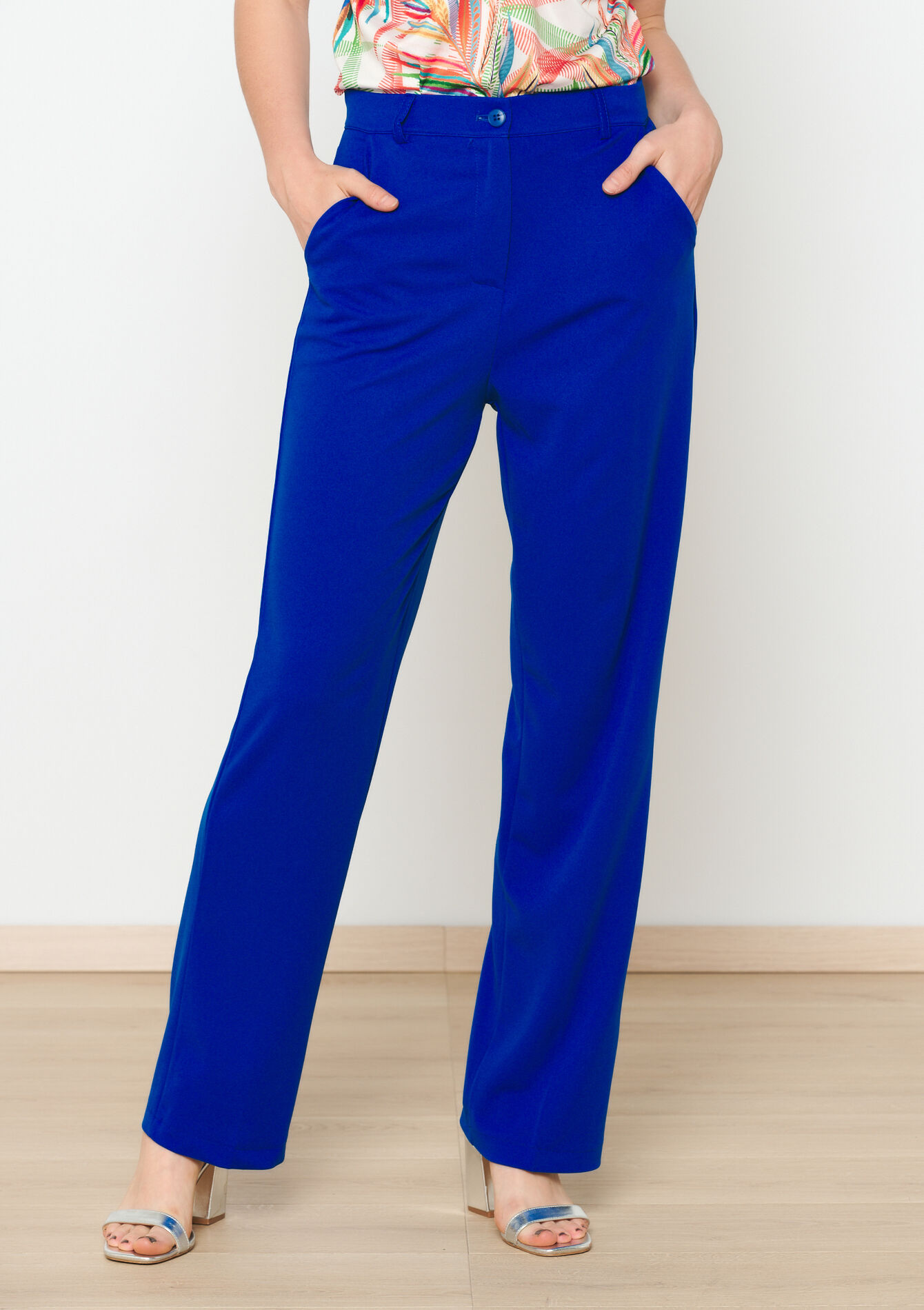 Tailored trousers - ELECTRIC BLUE - 06100594_1619