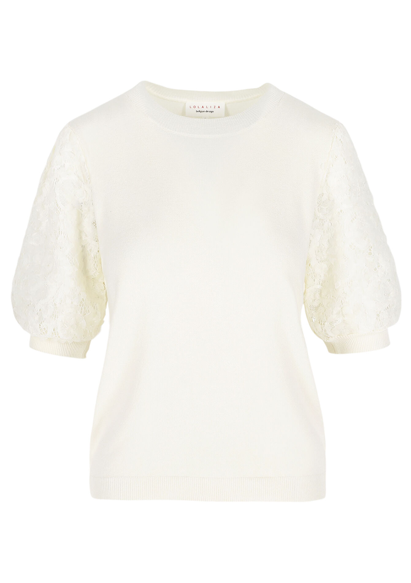 Top manches dentelle, Top manches dentelle - OFFWHITE - 04006916