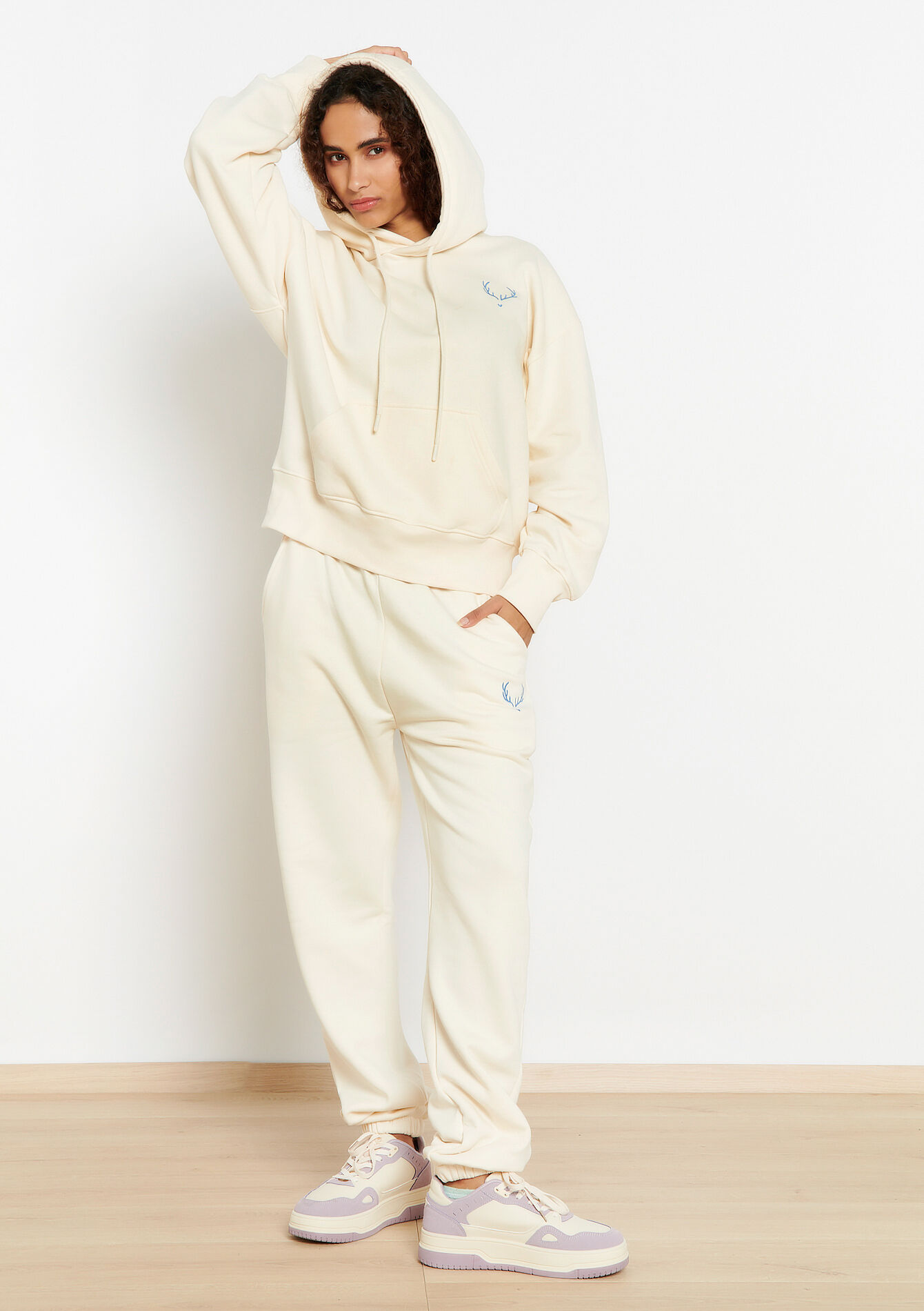 Sweat à capuche ample, Sweat à capuche ample - VANILLA WHITE - 15100228_1013