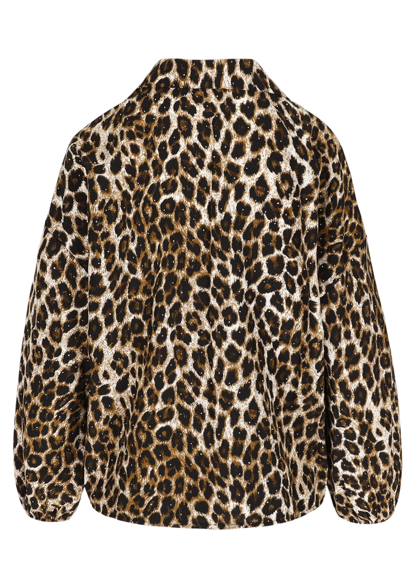 Chemise léopard scintillante - LIGHT CAMEL - 05702991_3814