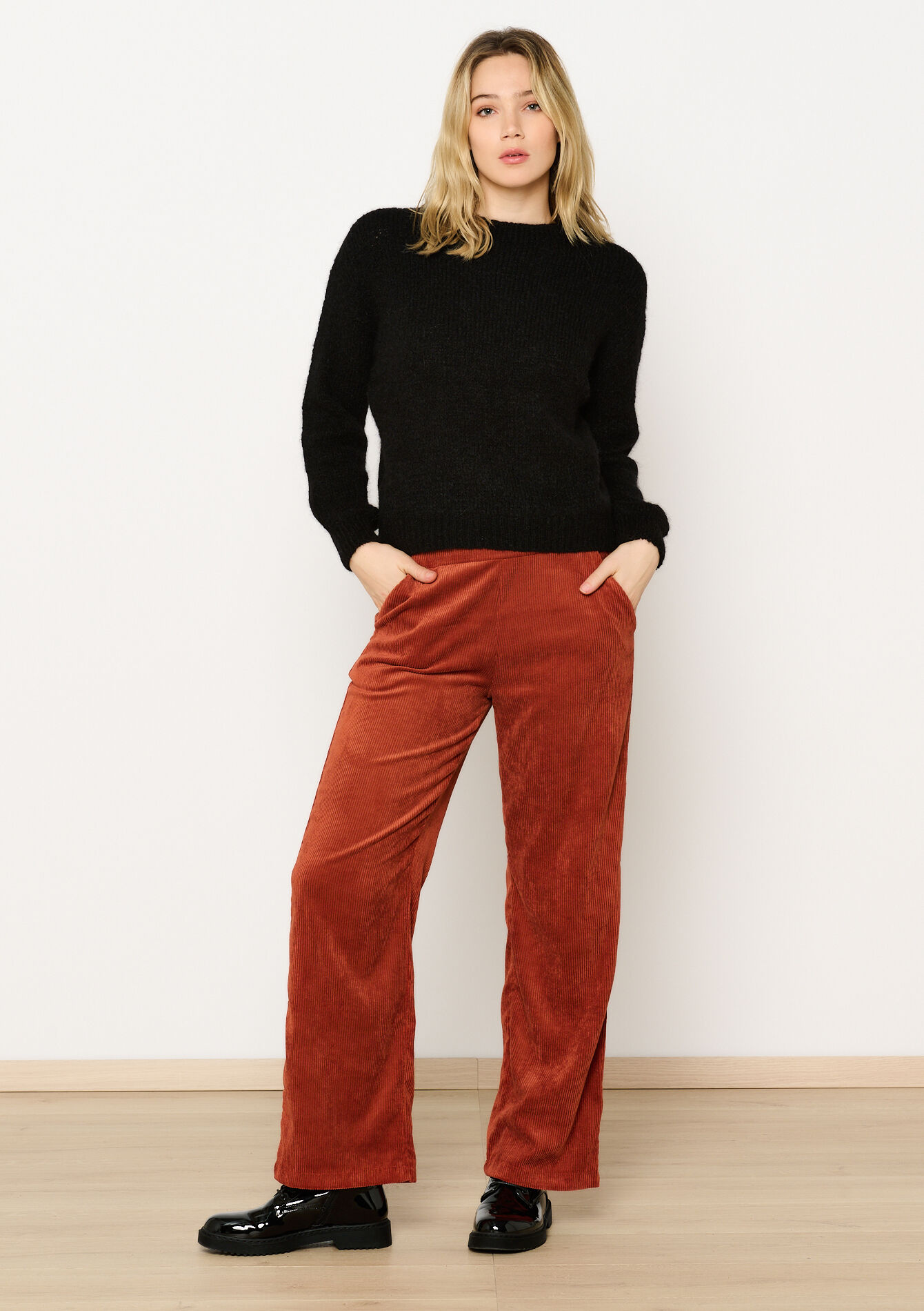 Mohair trui crew neck, Mohair trui crew neck - BLACK - 04006828_1119