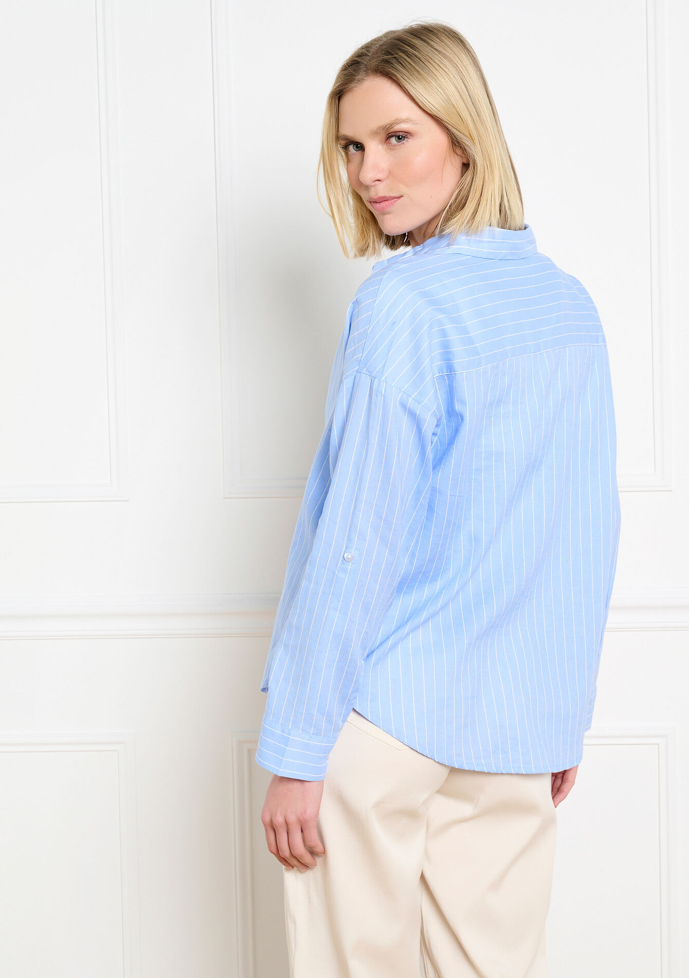 Los vallend gestreept hemd - OFFWHITE - 05702968_1001