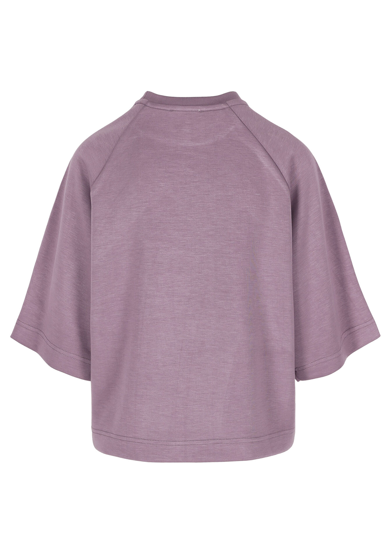Boxy raglan 3/4 sweatshirt - PASTEL LILAC - 15100411_1493