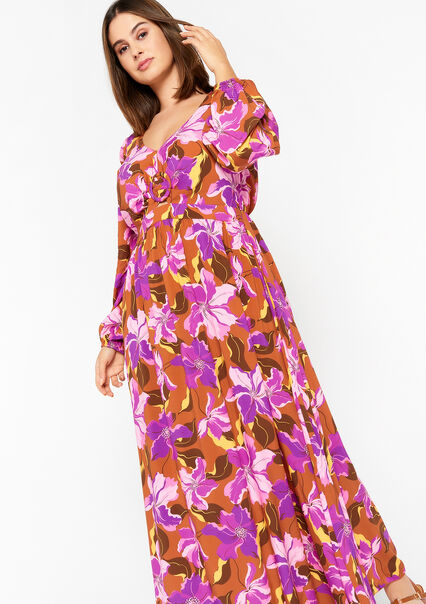 Maxi-jurk met bloemenprint - MULTICO - 08601750_1000