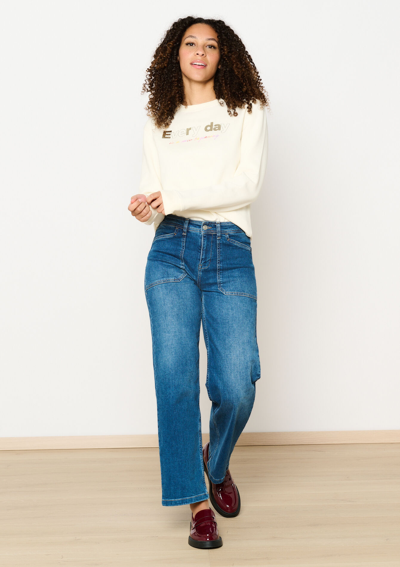 Sweater met artwork - OFFWHITE - 03001746_1001