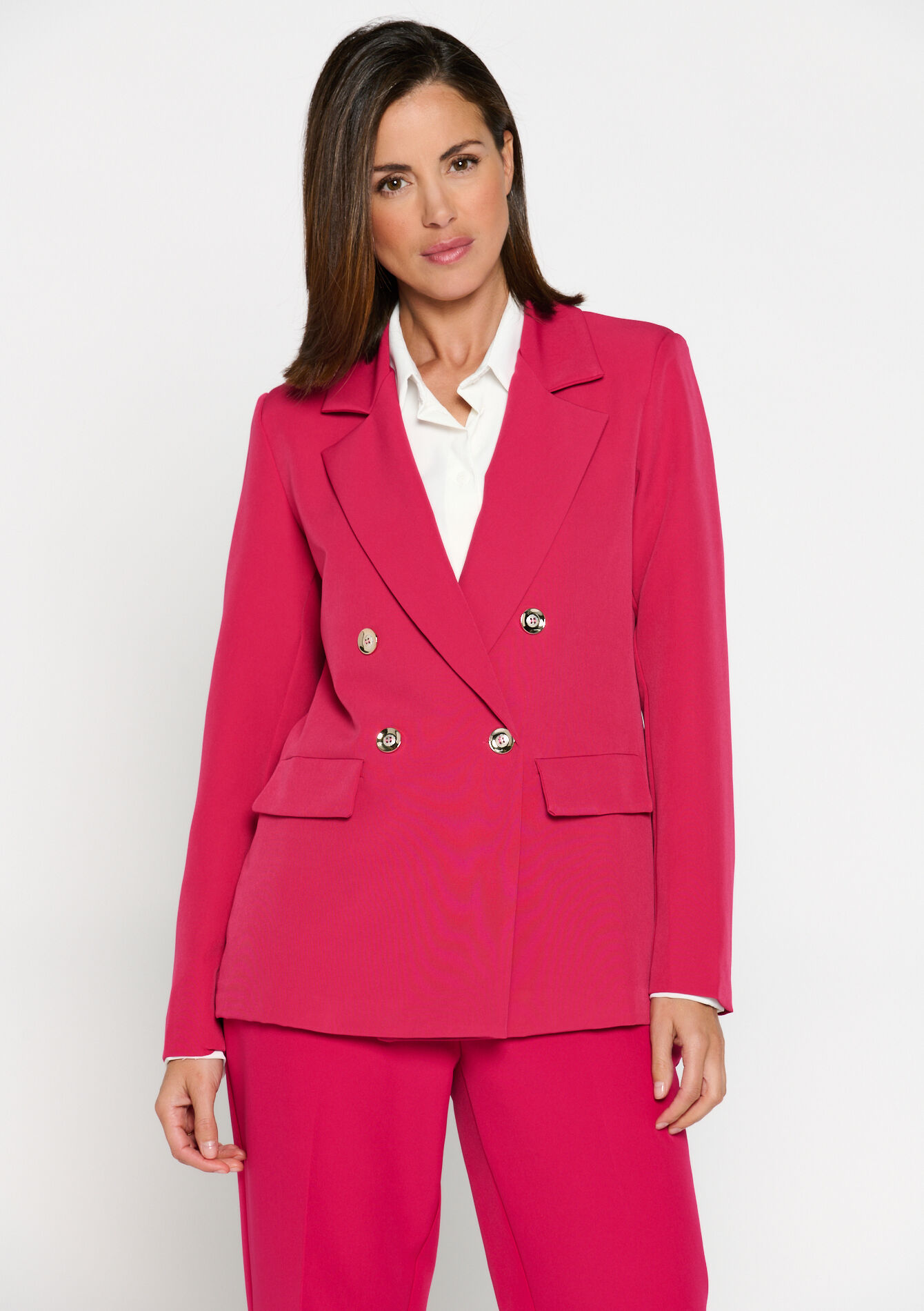Suiting blazer - FUCHSIA - 09100837_5626