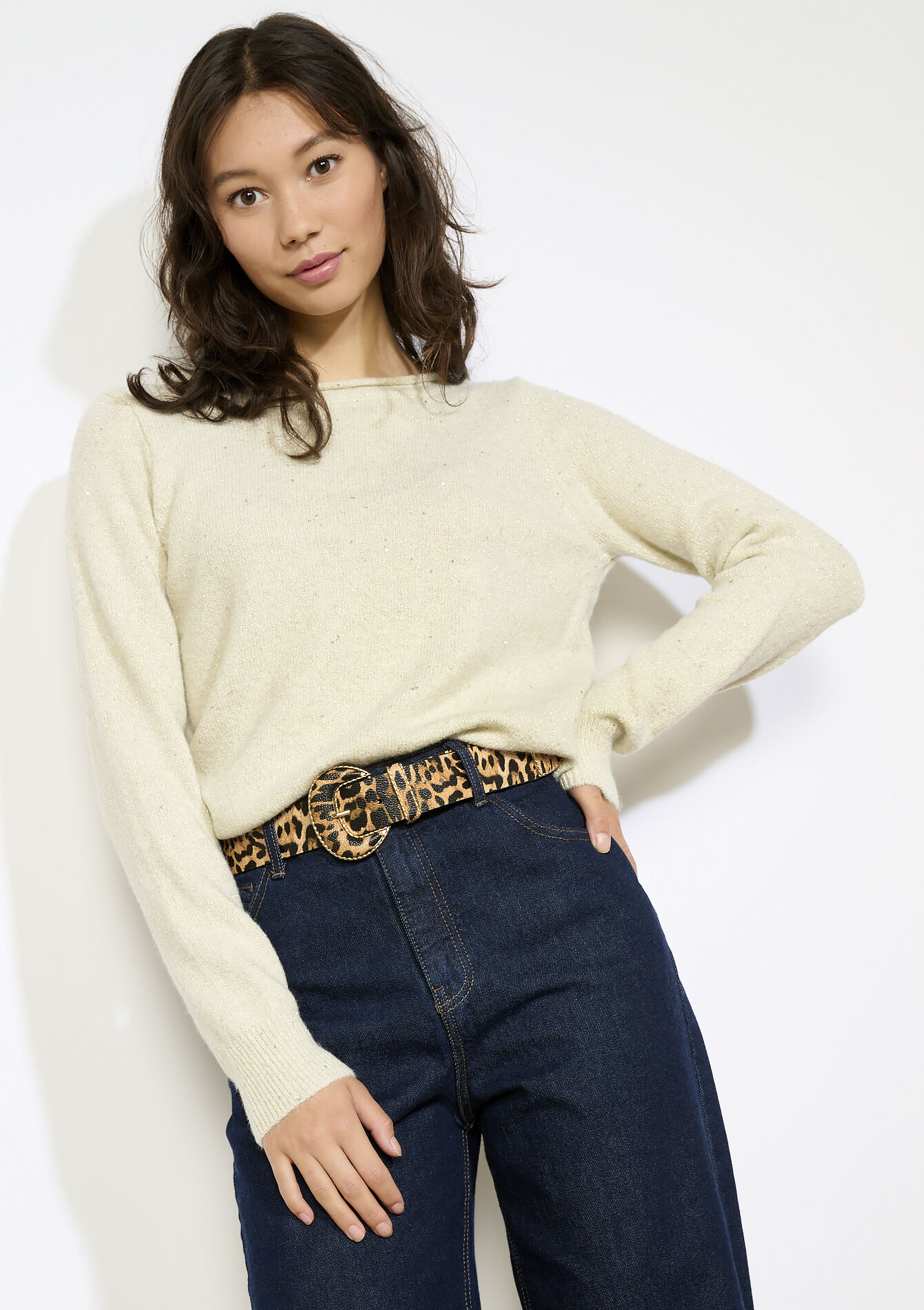 Ceintuur met luipaardprint, Ceintuur met luipaardprint - CAMEL CINNAMON - 14001908_3835