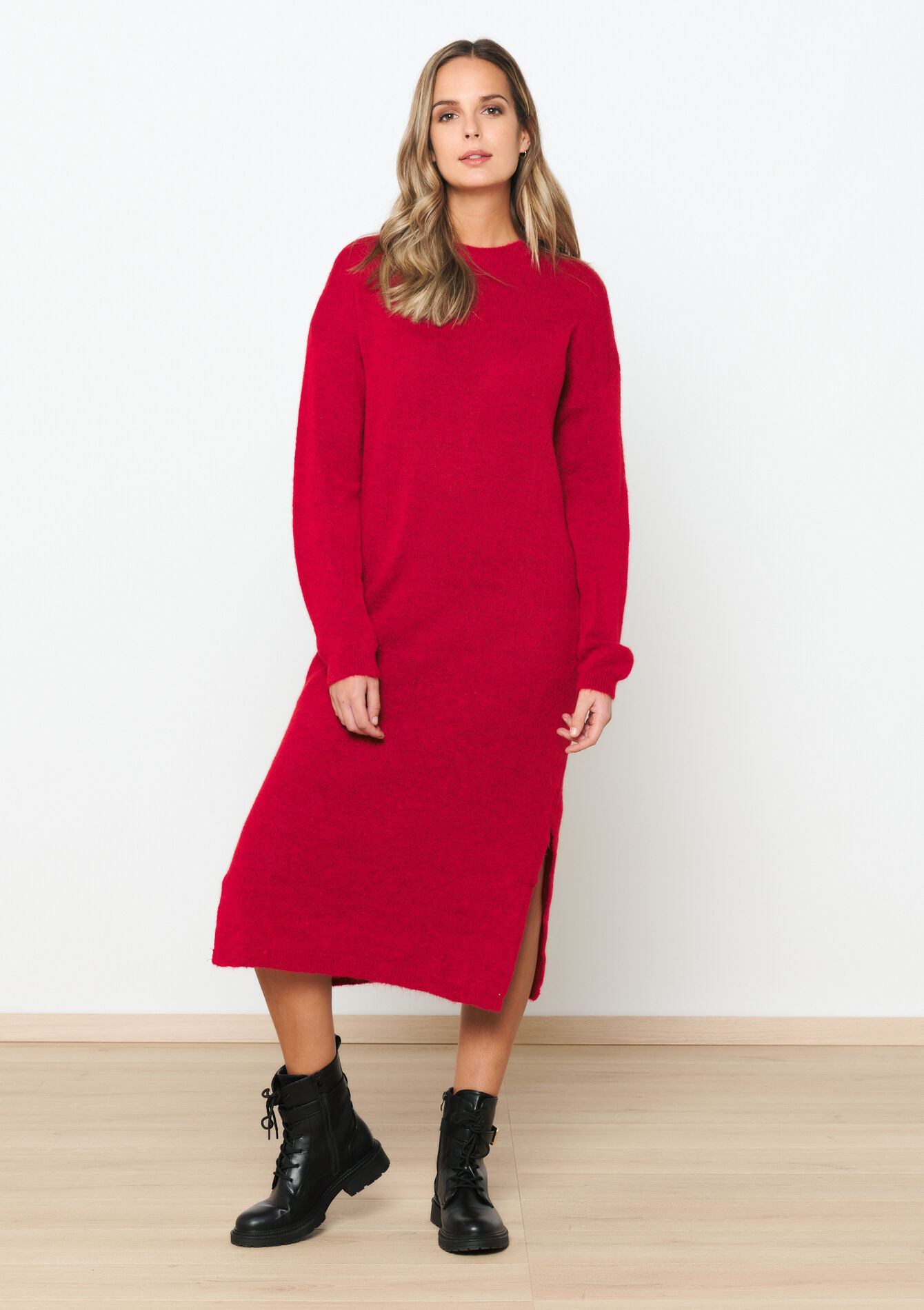 Robe pullover droite - RED LIPSTICK - 08602251_5310