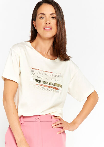 T-shirt with artwork - OFFWHITE - 02301423_1001