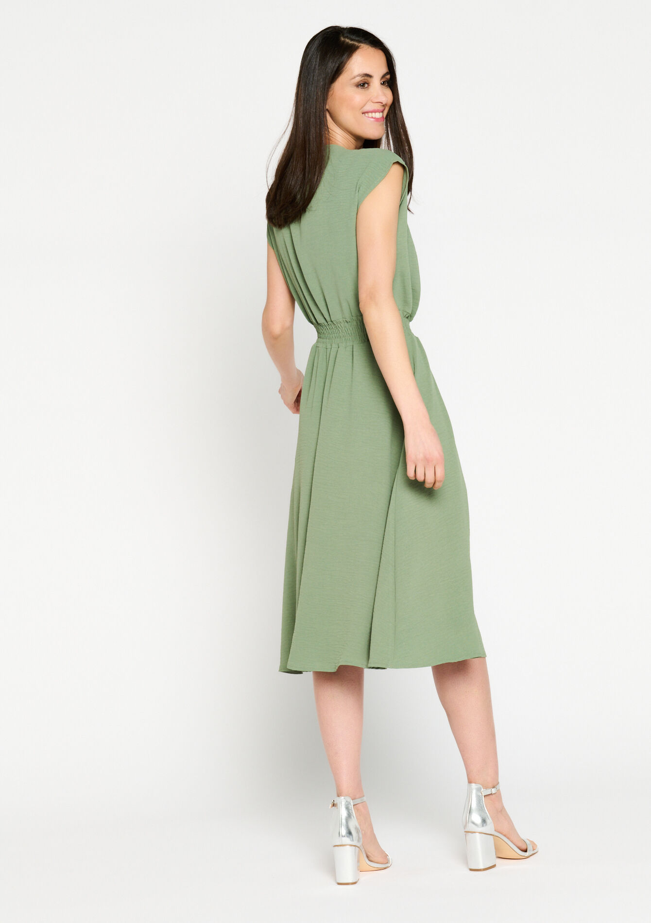 Robe cache-coeur - KHAKI DARKY - 08602001_4208