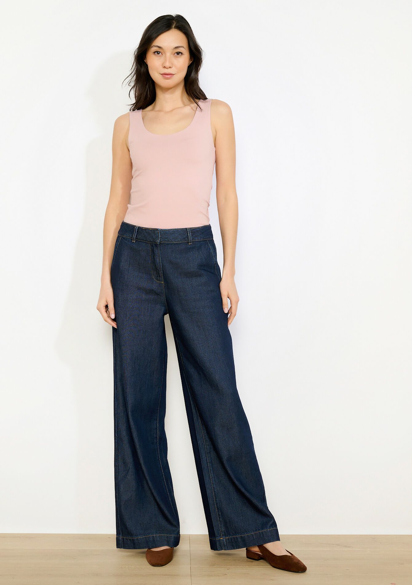 Fitted round neck tank, Fitted round neck tank - NUDE LOTUS - 02200530_4118