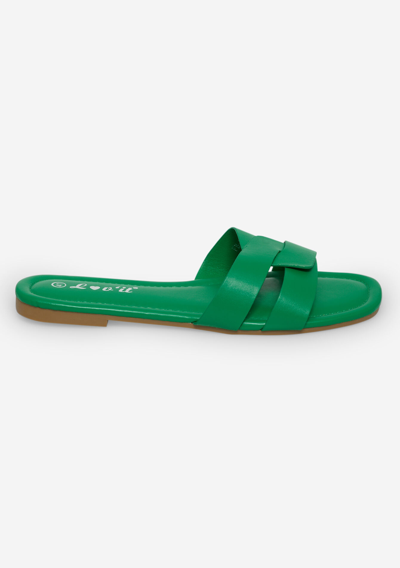 Flat mules - GREEN APPLE - 13000687_1783