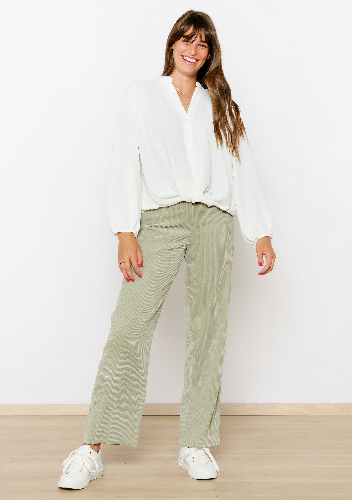 Hemd met tunesische kraag, Hemd met tunesische kraag - OPTICAL WHITE - 05702643_1019