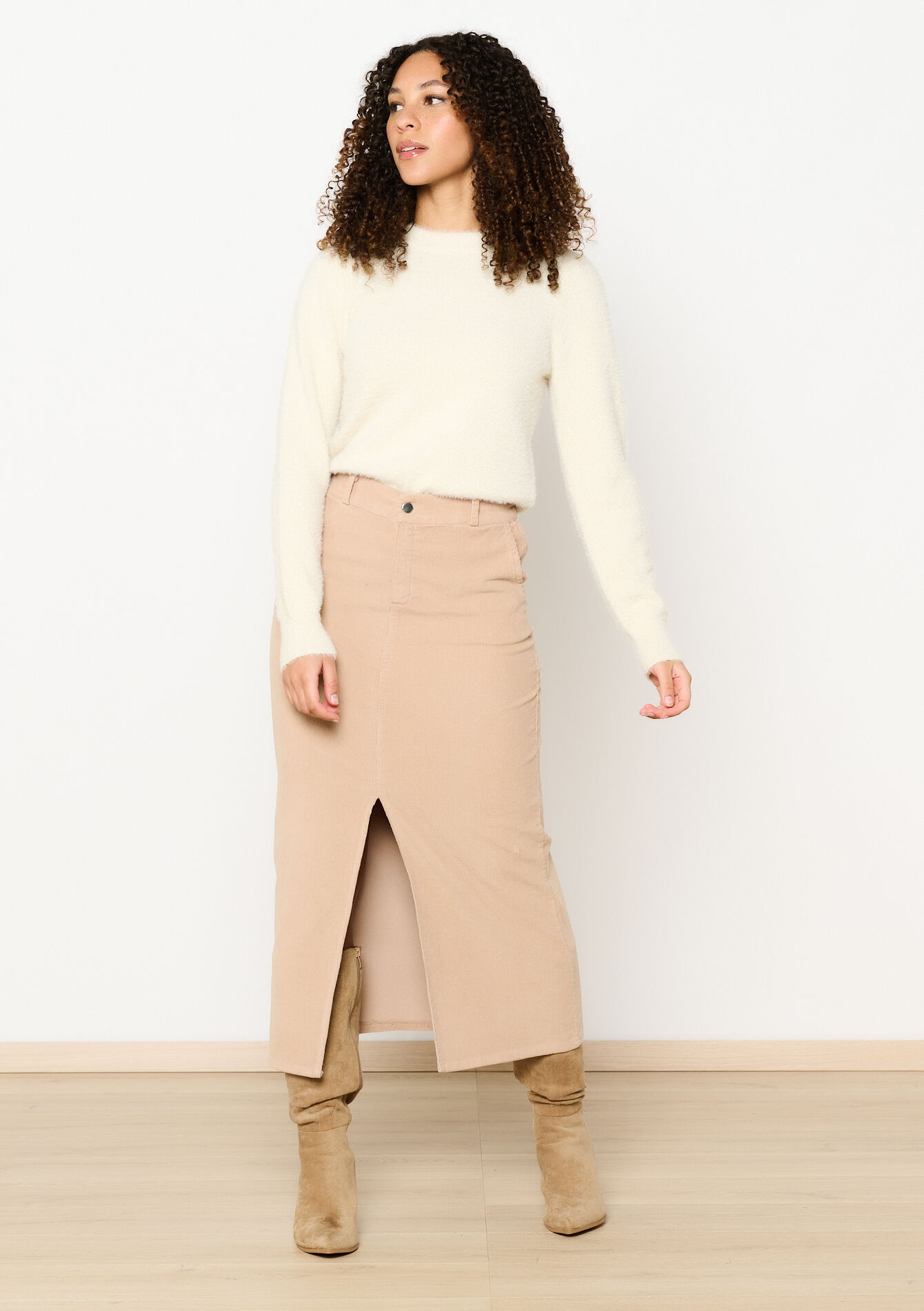 Eyelash sweater, Eyelash sweater - VANILLA WHITE - 1120469